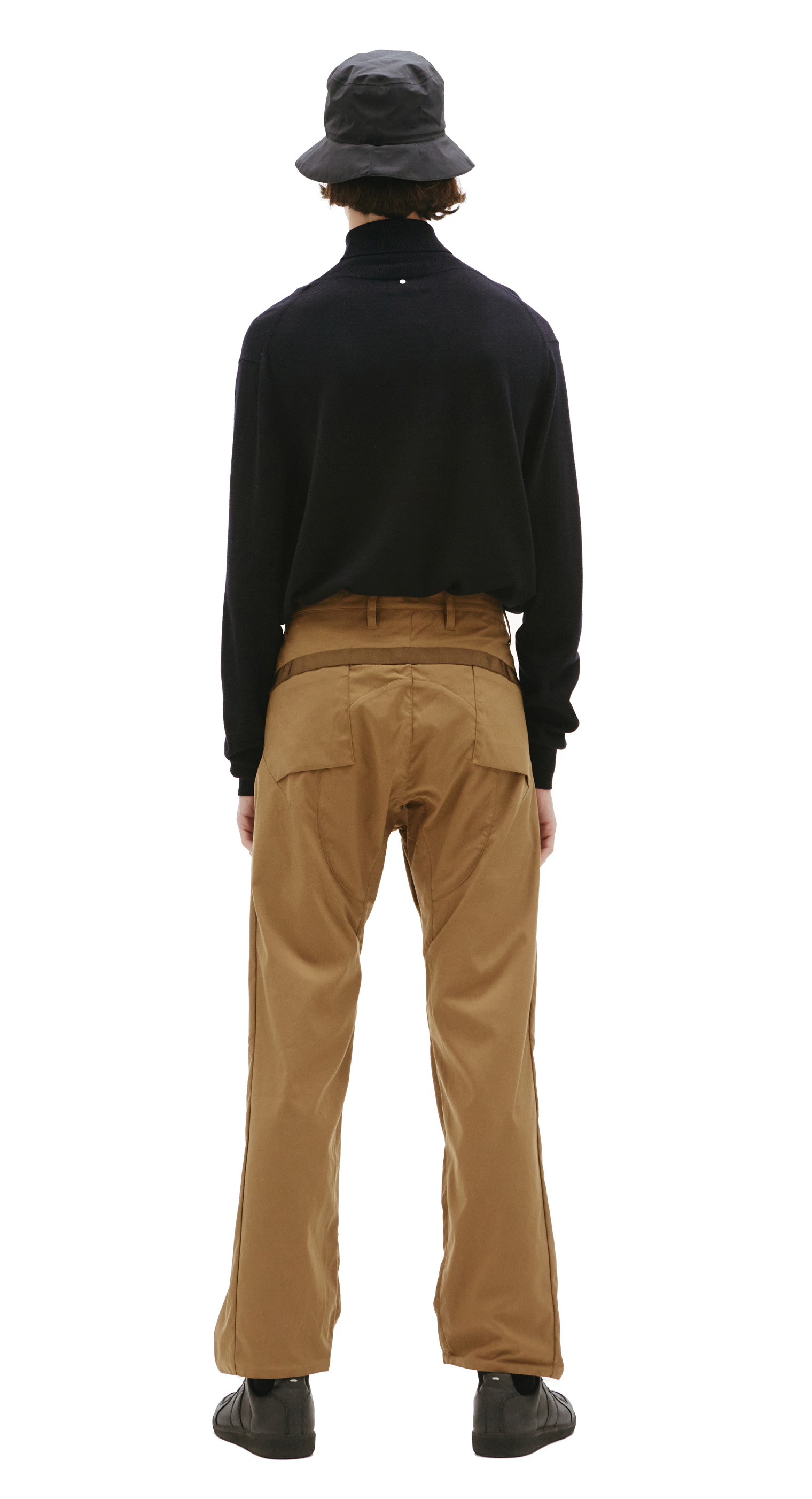 Buy Acronym men brown p39-m trousers for $715 online on SV77, P39