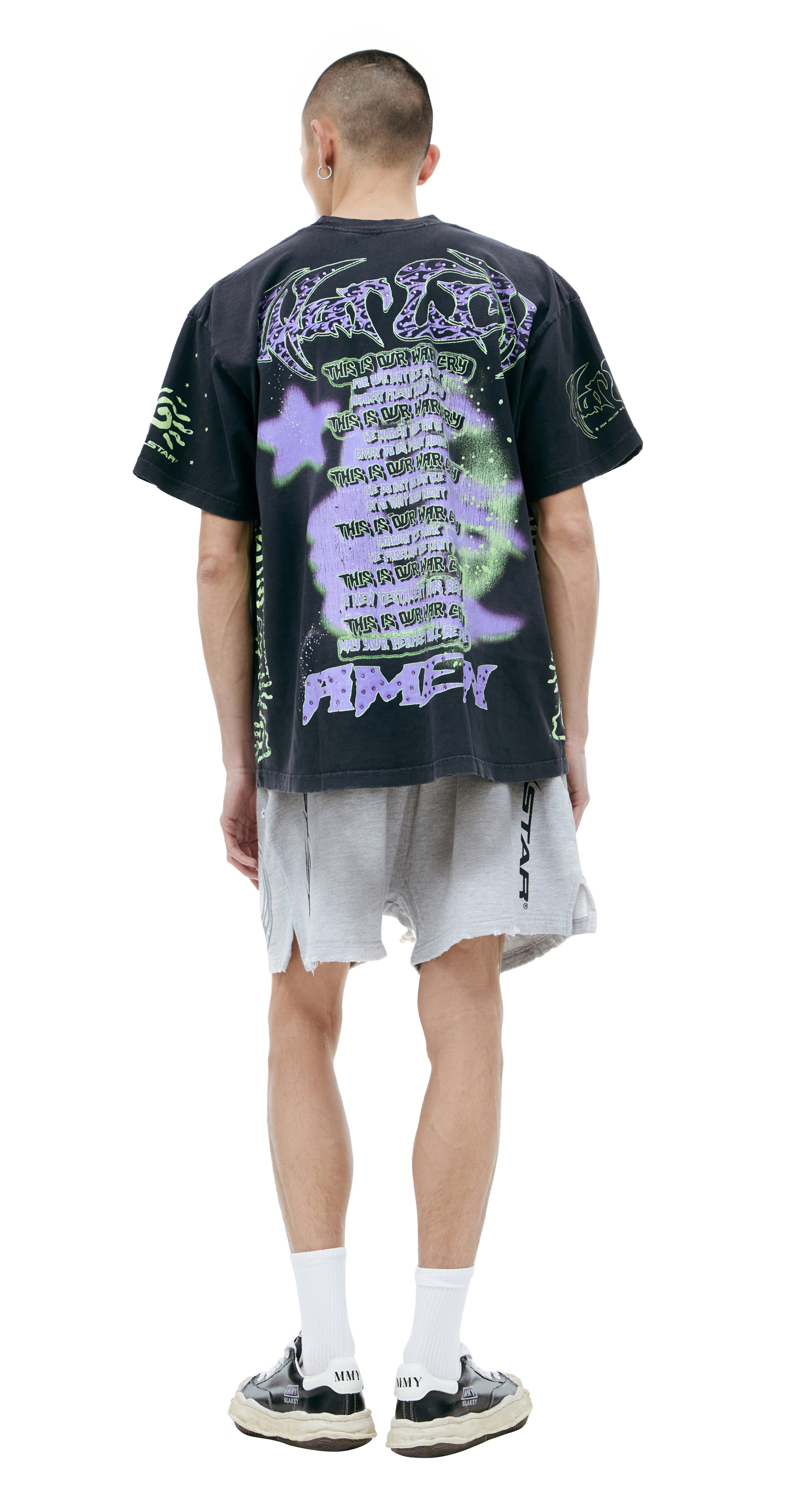 Hellstar Black print T-shirt