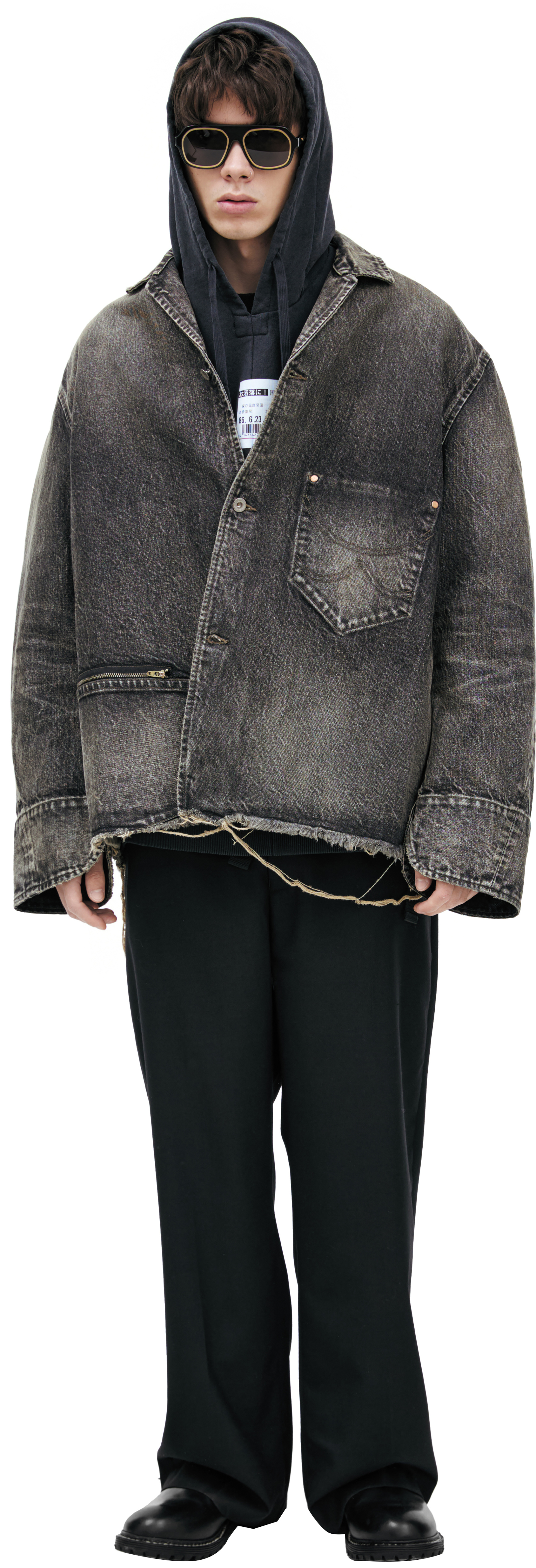 Doublet Denim jacket with washed out effect