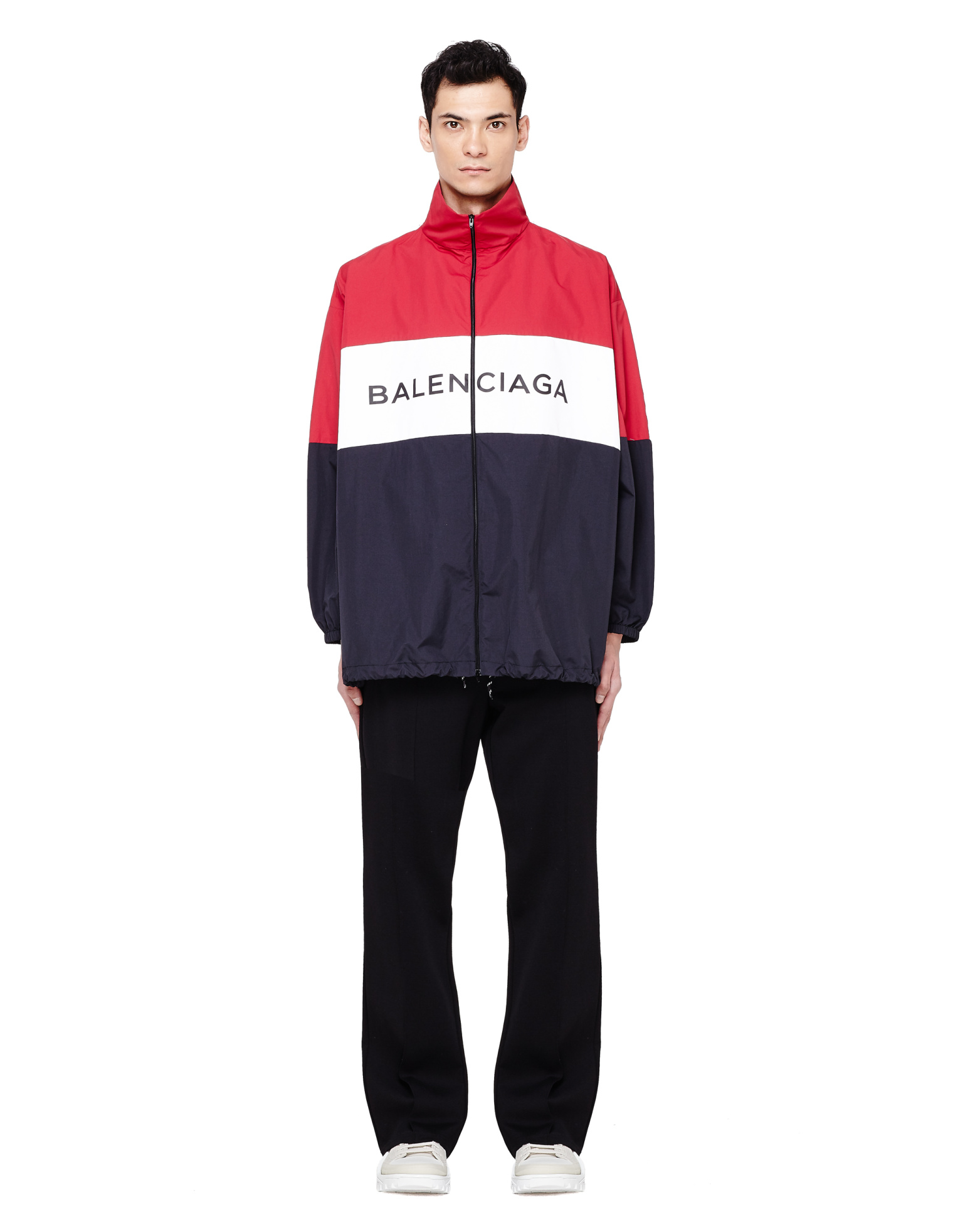 Balenciaga Logo Printed Track Jacket