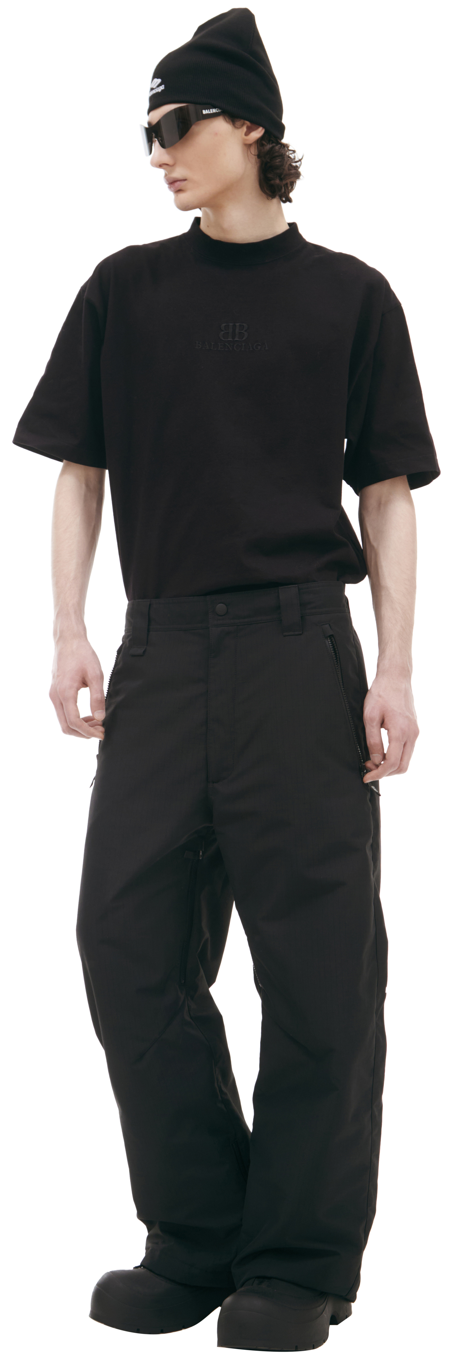 Balenciaga Black logo trousers