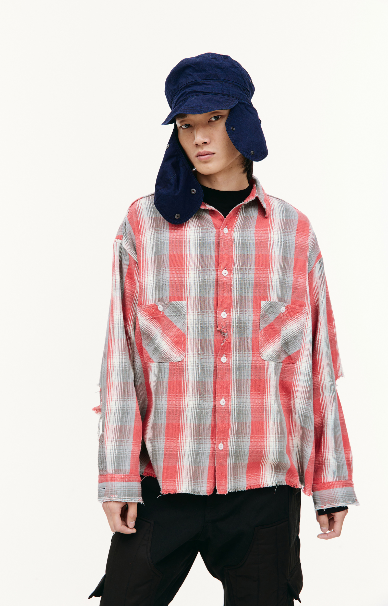 Saint Michael Flannel checked shirt