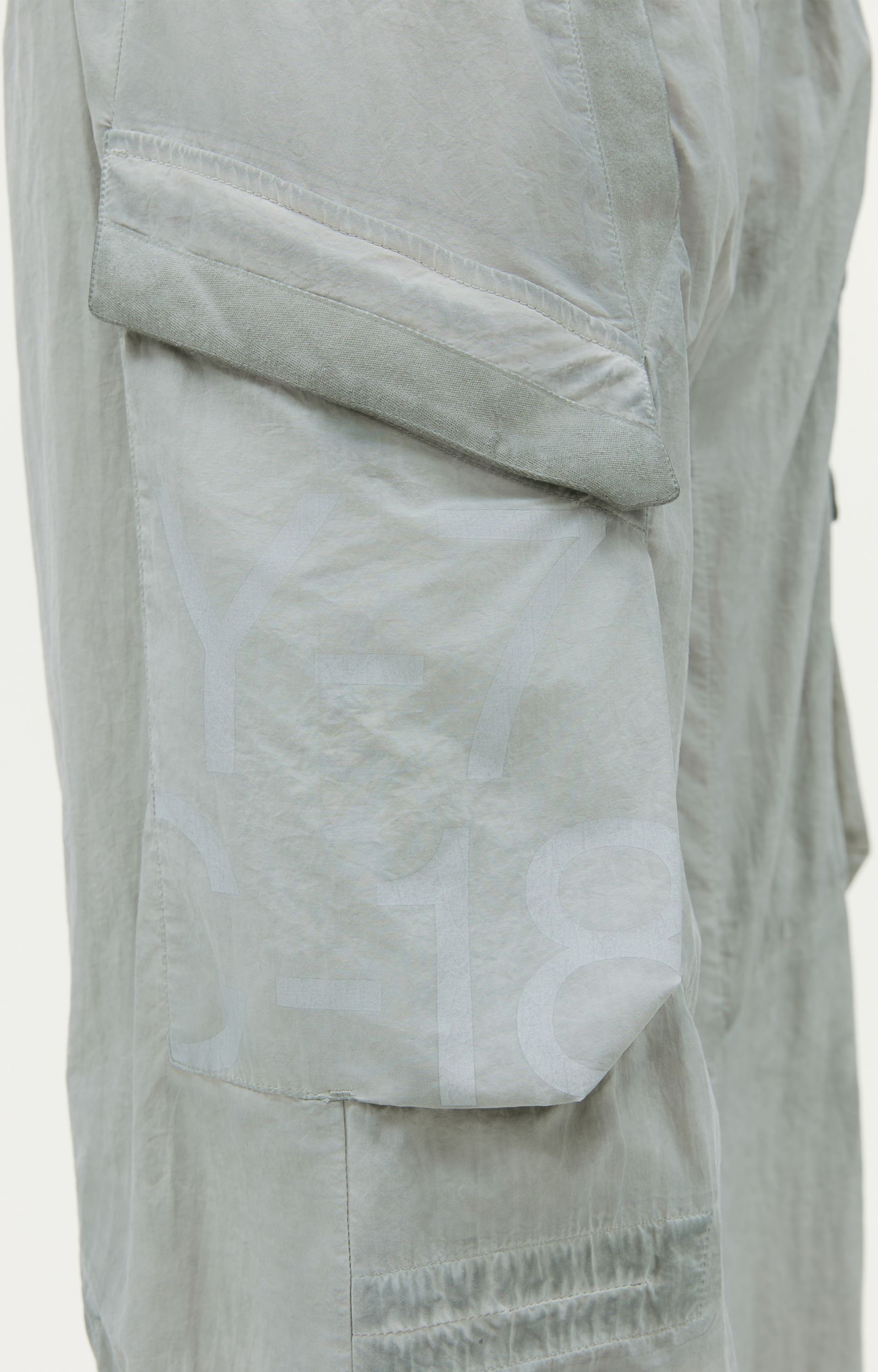 A-COLD-WALL* Grey dyed cargo trousers