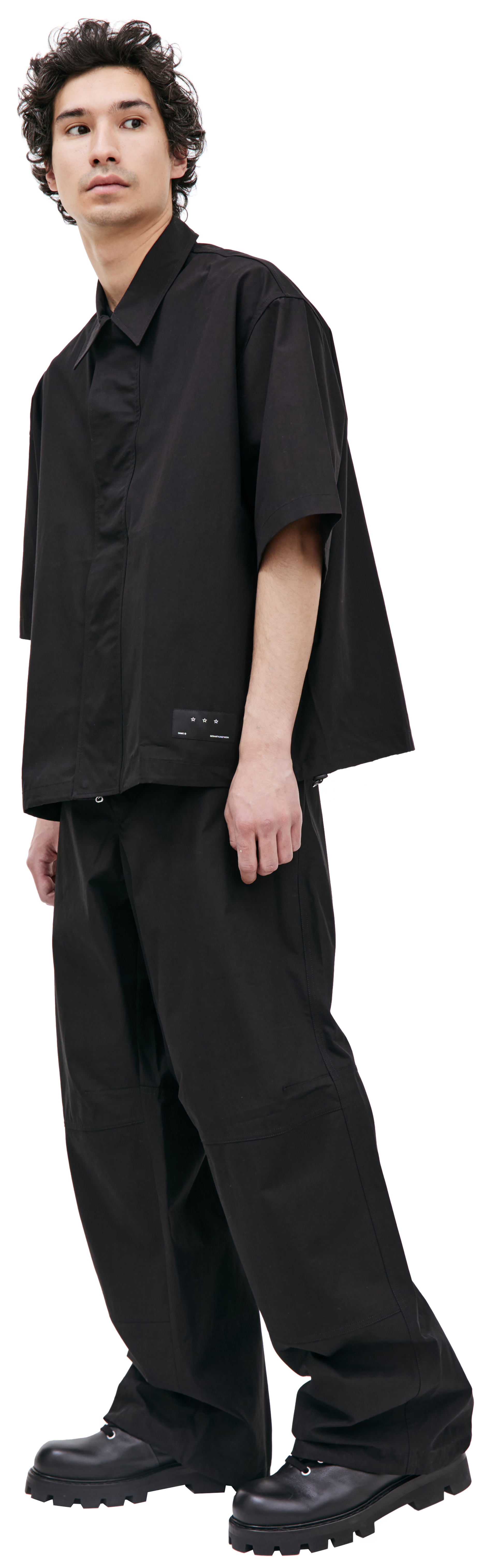 OAMC Black short sleeve shirt