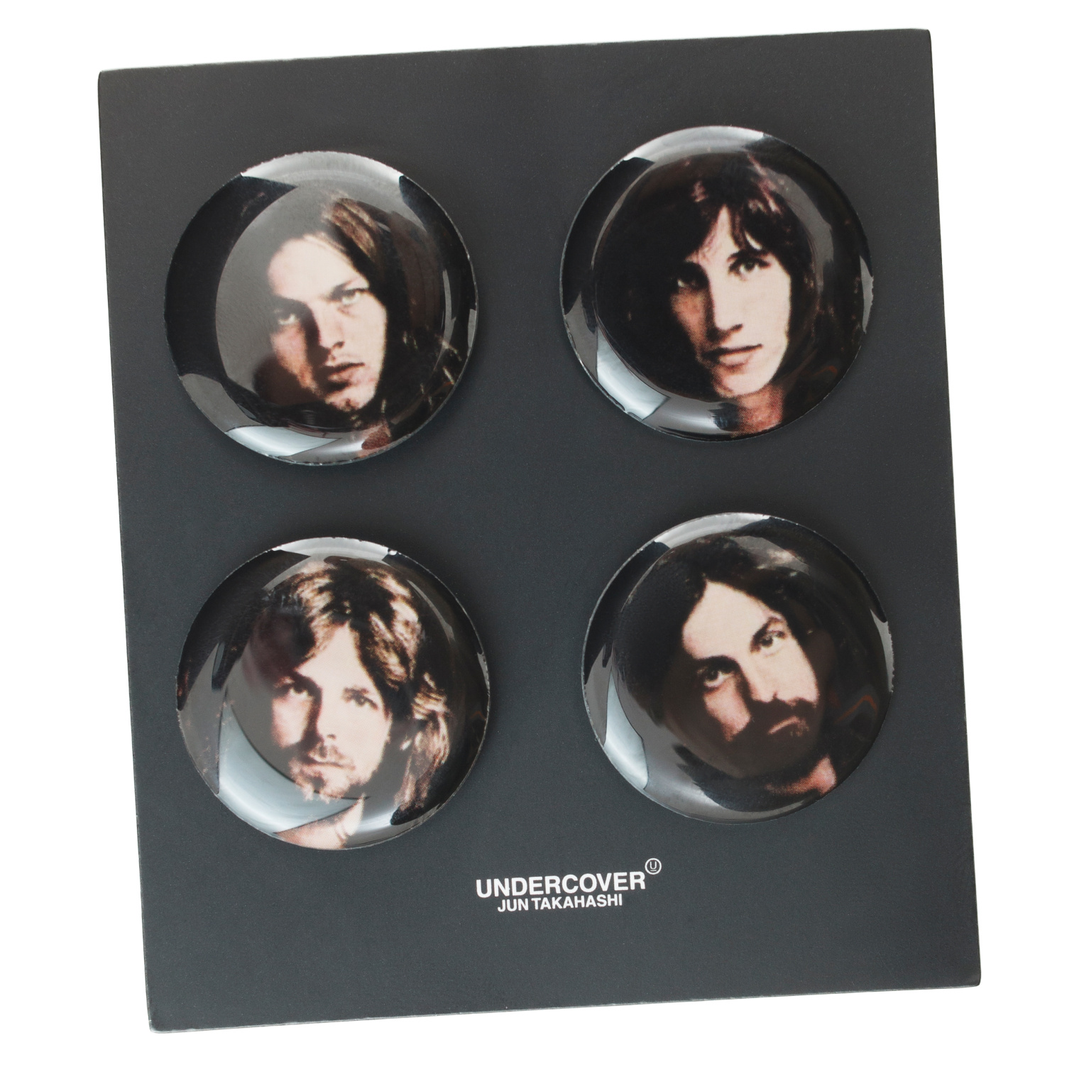 Undercover Set of badges photos of Pink Floyd members