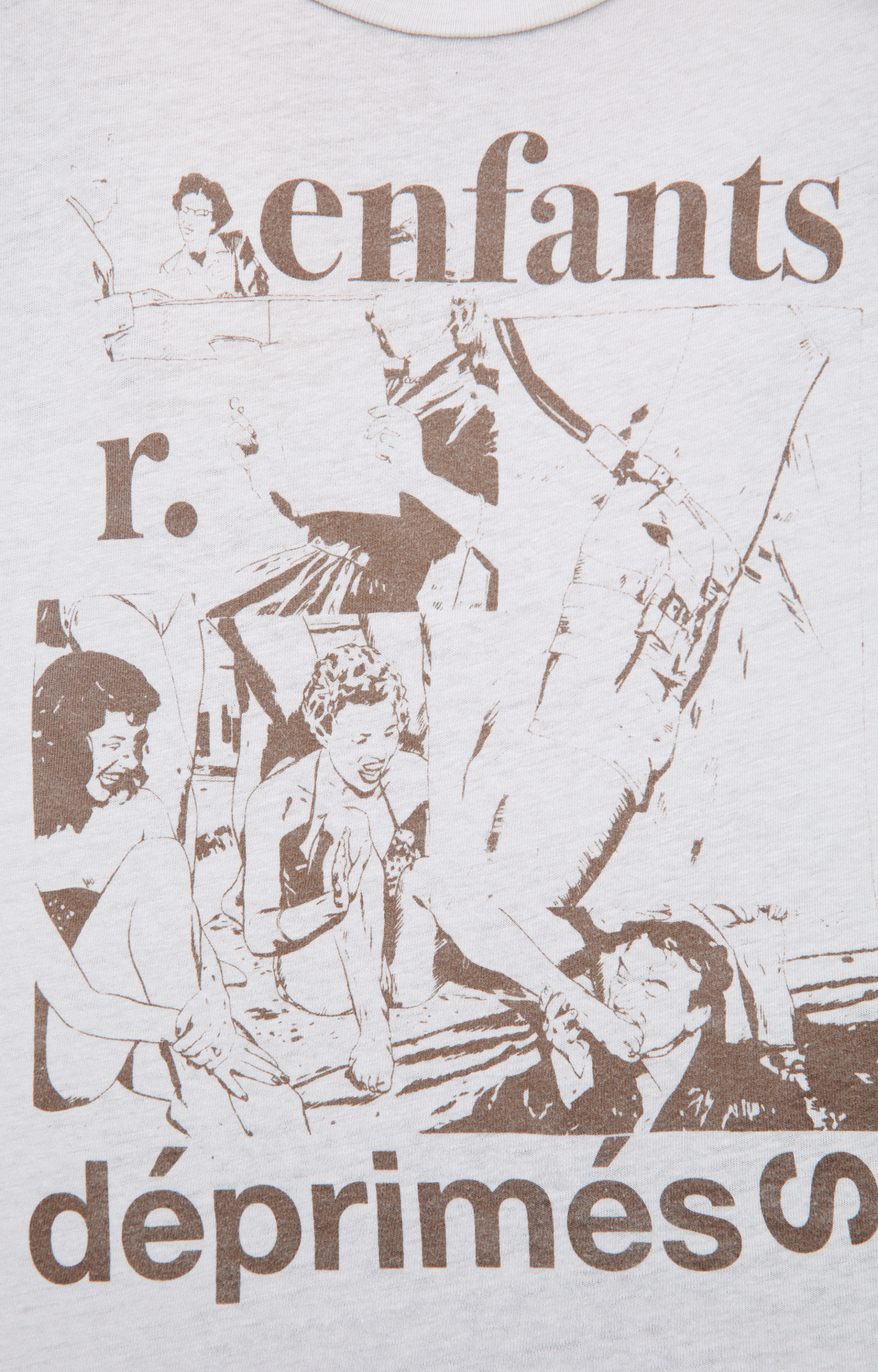 Enfants Riches Déprimés White print T-shirt