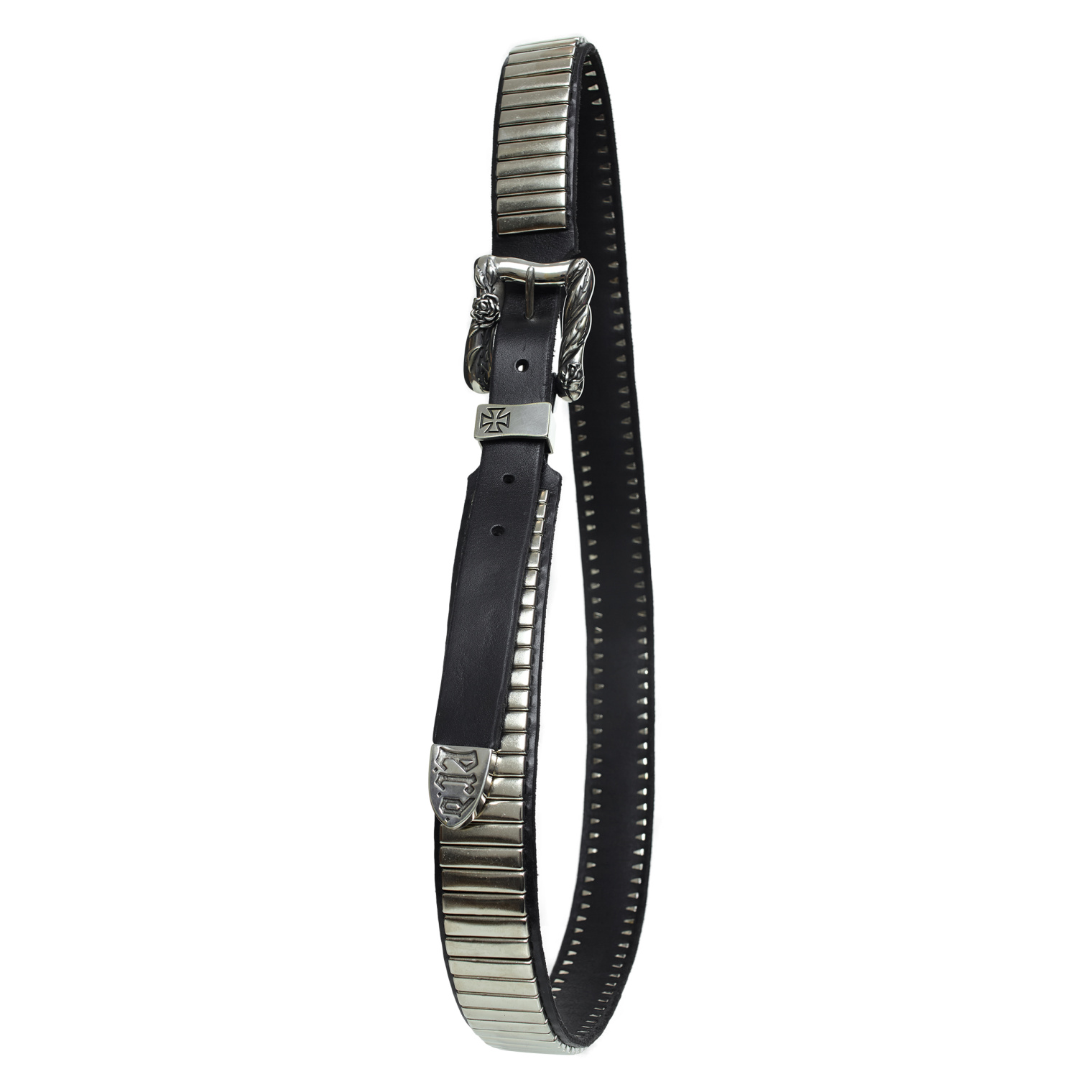 Buy Enfants Riches Déprimés women black belt with metal inserts