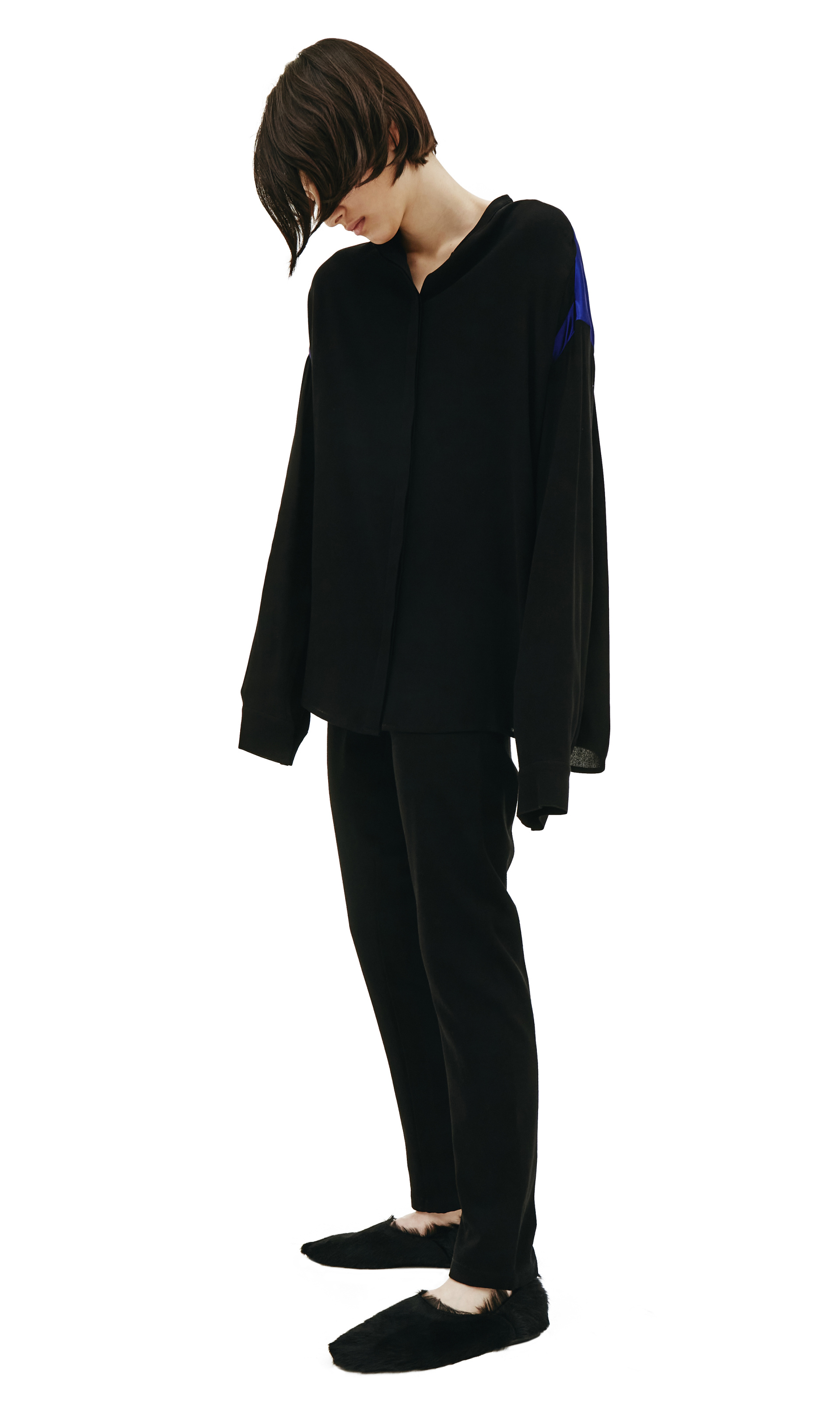 Haider Ackermann Black Viscose Shirt