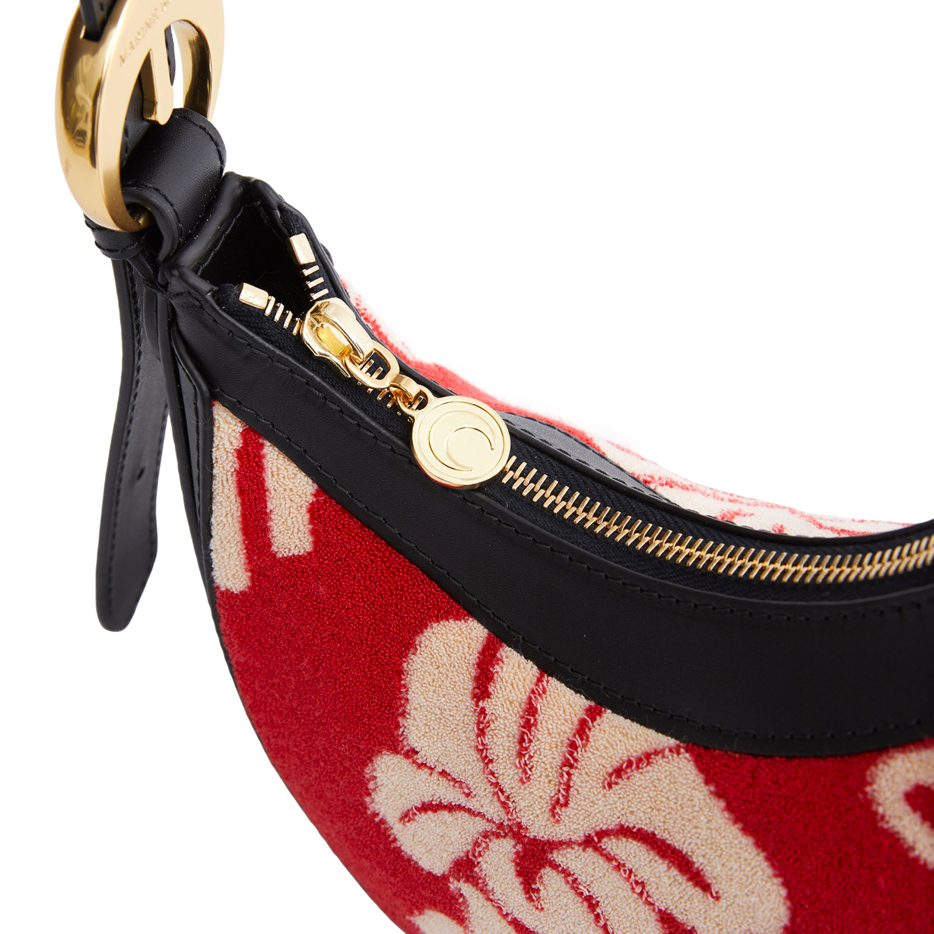 MARINE SERRE Jersey Jacquard Towels Eclips Mini Bag