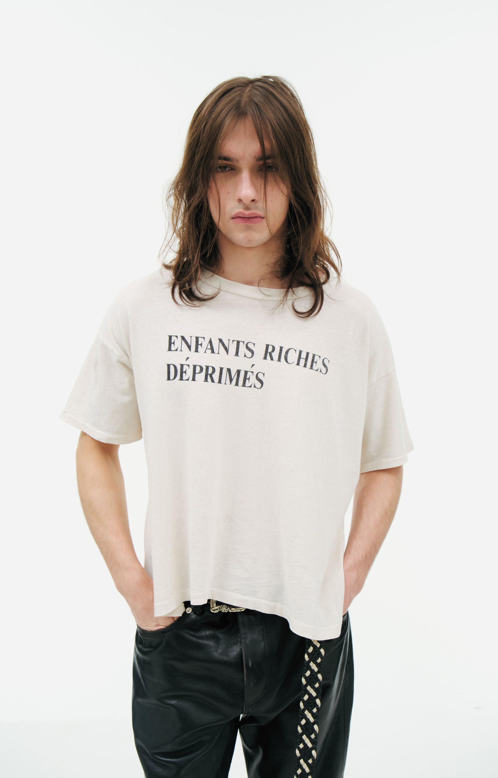 Enfants Riches Déprimés White logo t-shirt