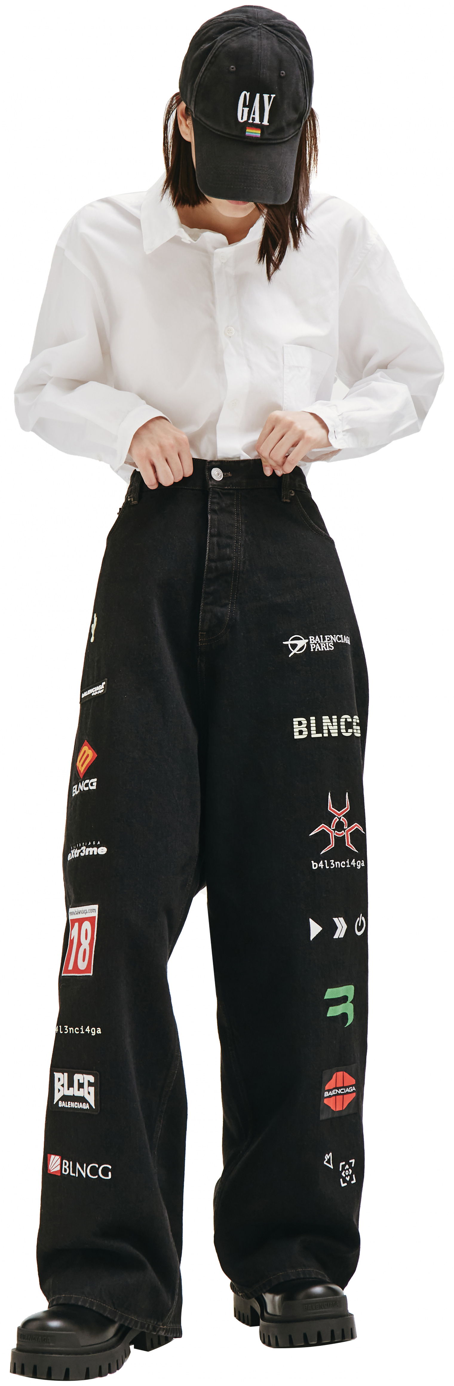 Balenciaga Gamer Jeans in Black