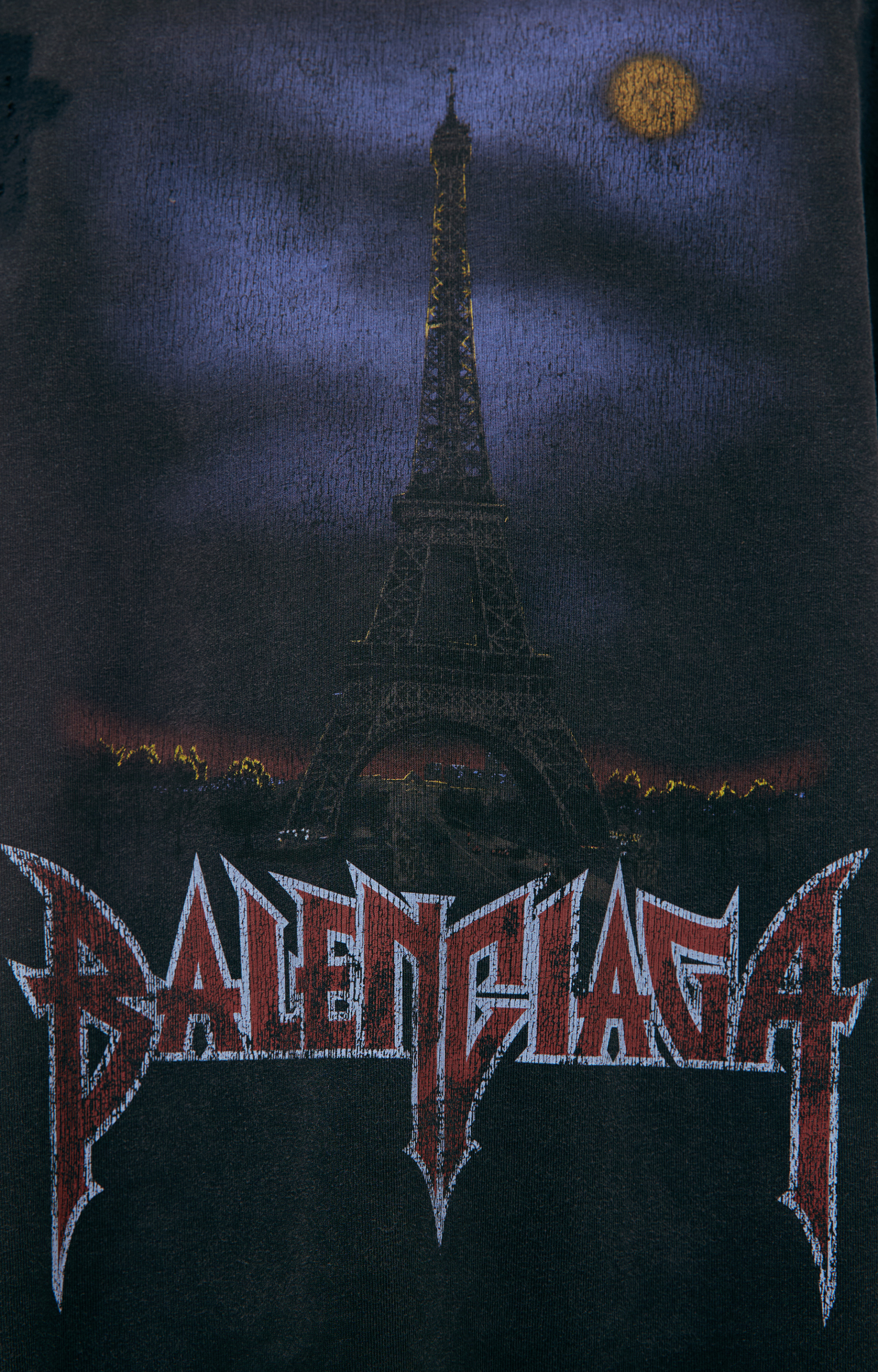 Balenciaga Black print T-shirt