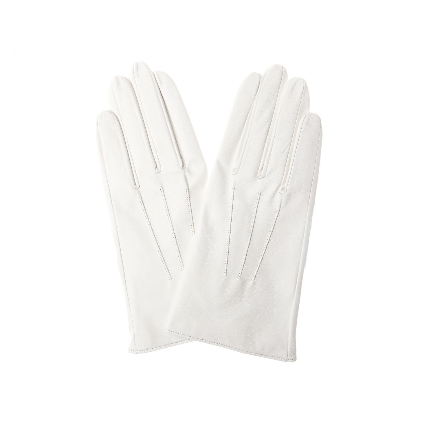 Yohji Yamamoto Белые кожаные перчатки