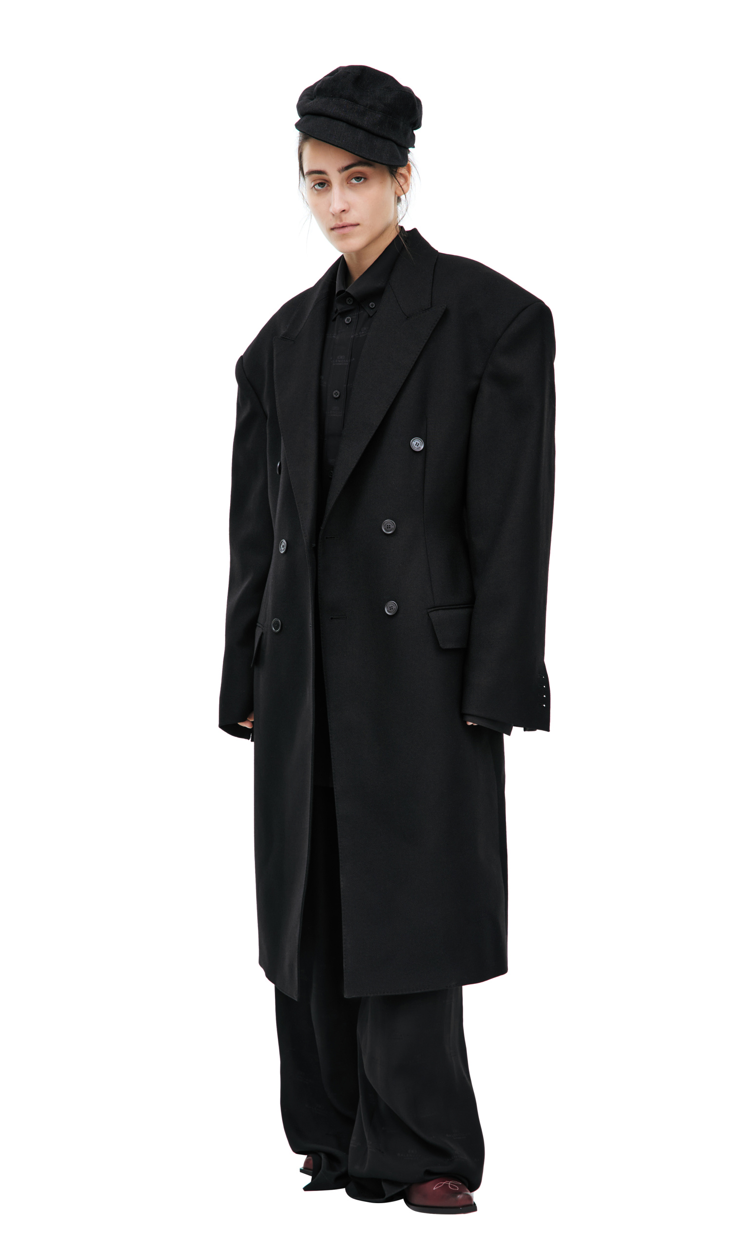 Balenciaga Double-breasted coat with buttons