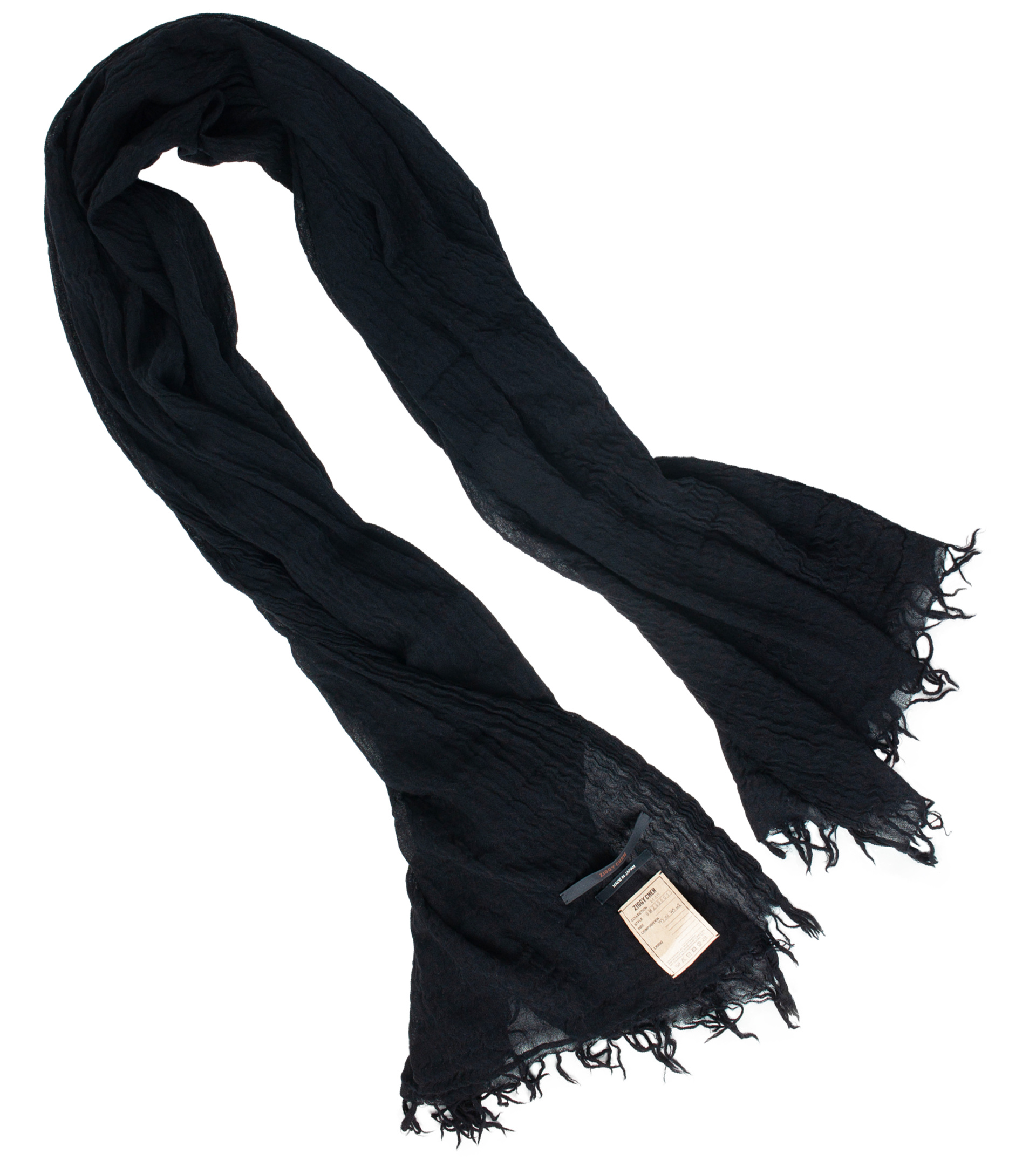 Ziggy Chen Wool logo scarf