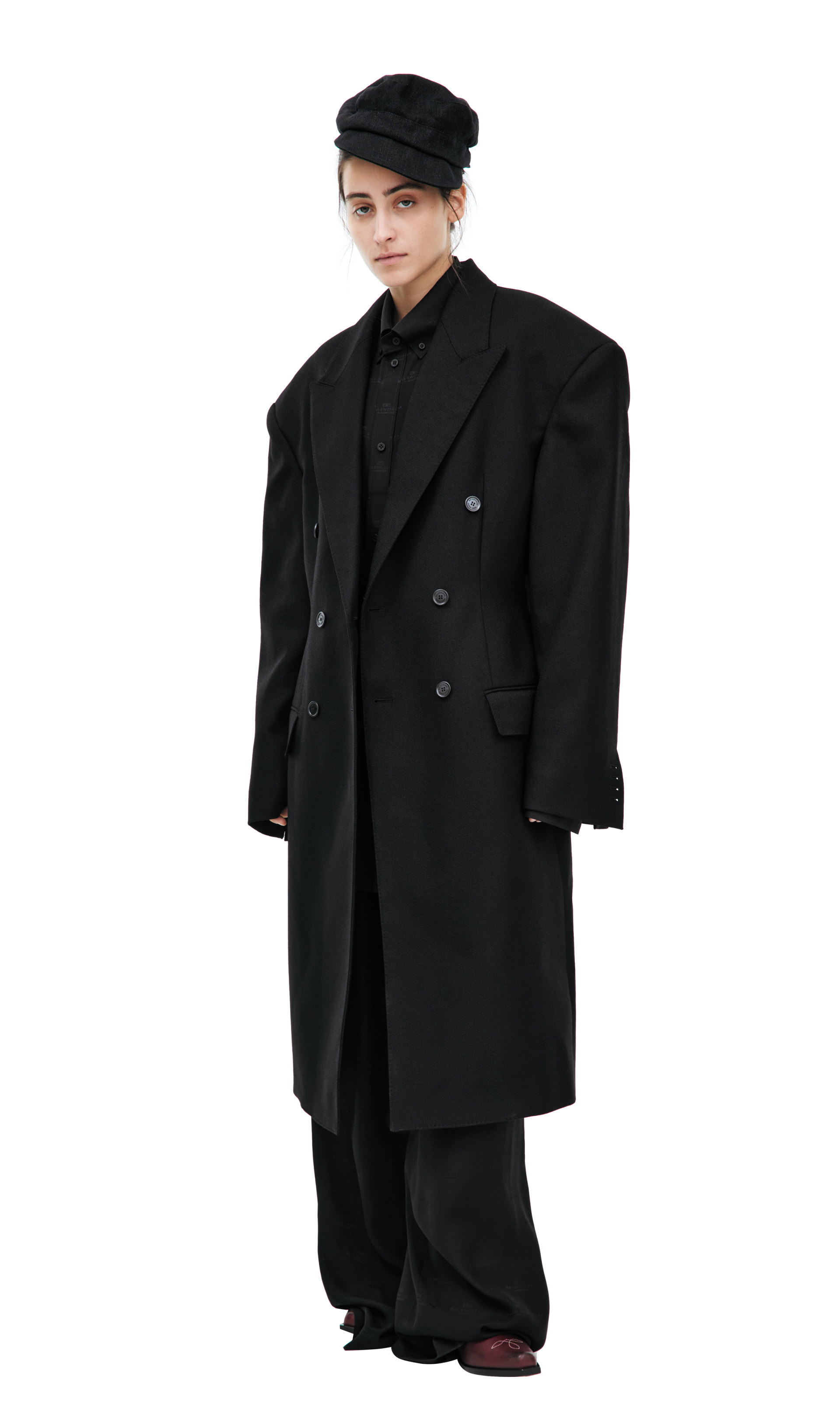 Balenciaga Black wool coat