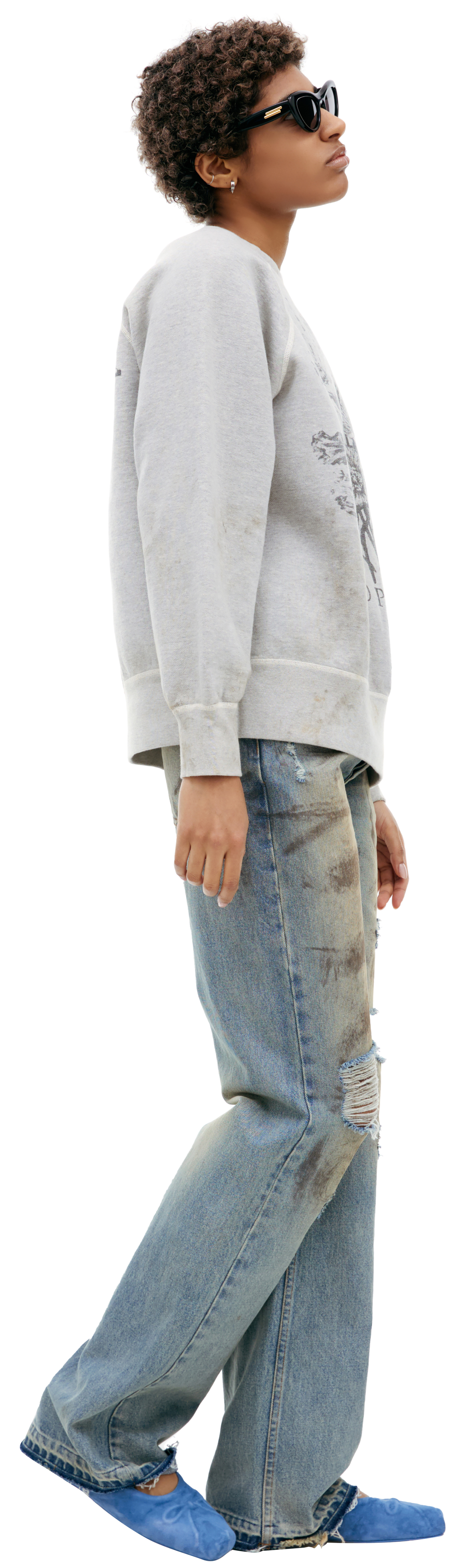 Saint Mxxxxxx \'Poppy\' print sweatshirt