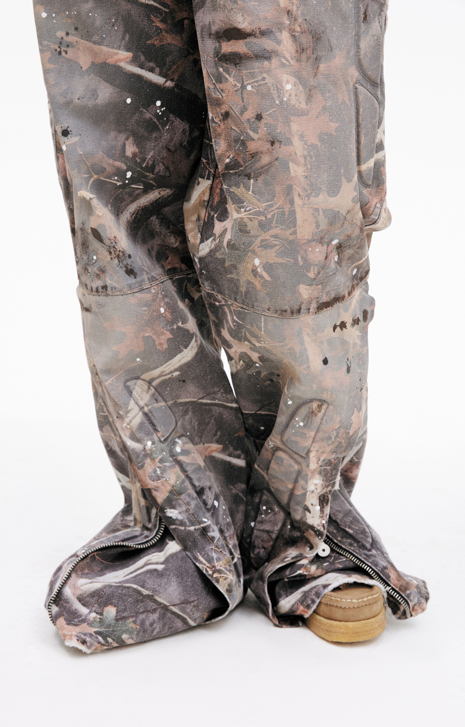 Satoshi Nakamoto Trousers with a washed out effect