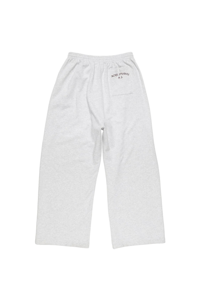 Buy Acne Studios men fleece logo sweatpants for $372 online on