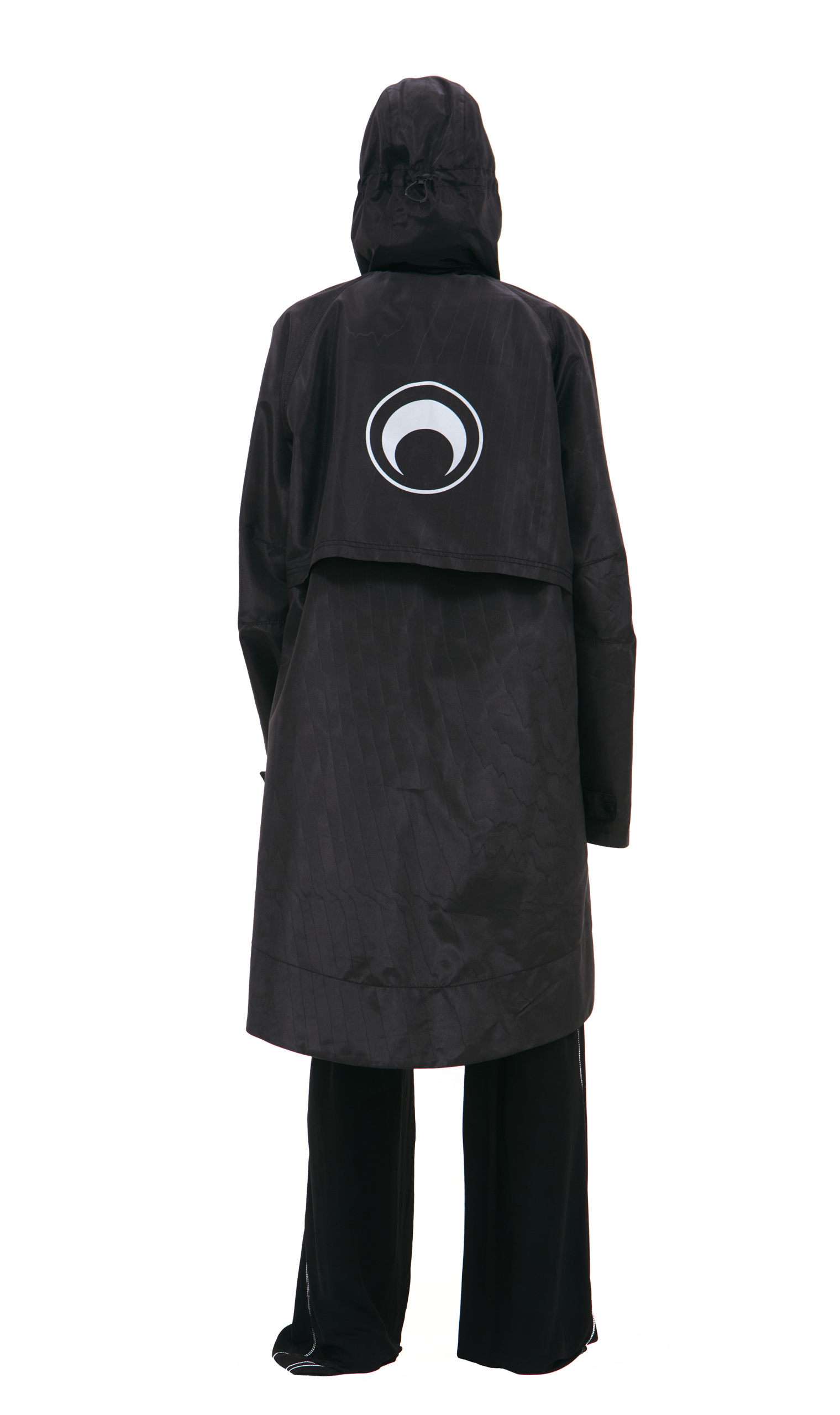 MARINE SERRE Logo rain coat