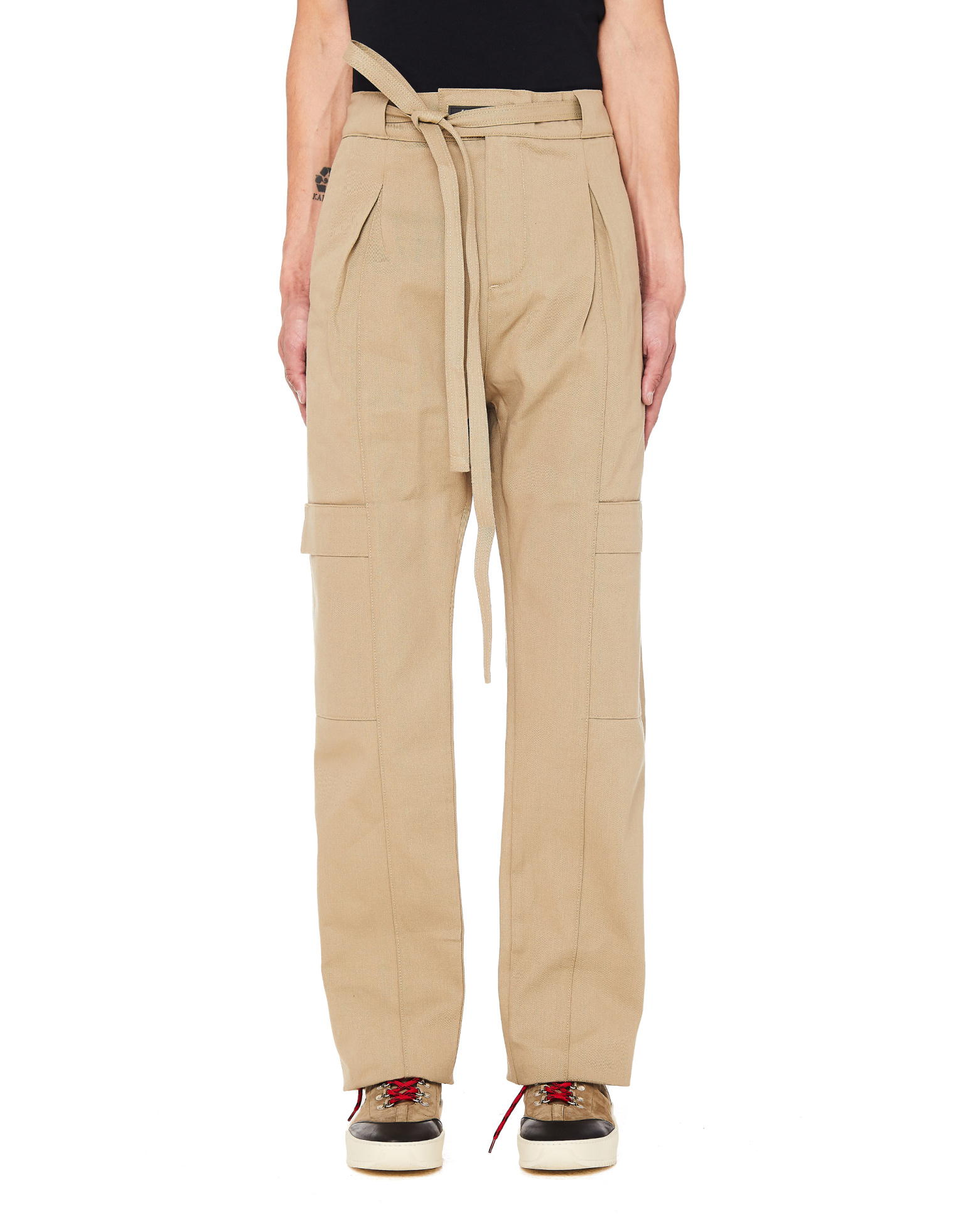 Fear of God Beige Baggy Cargo Pants