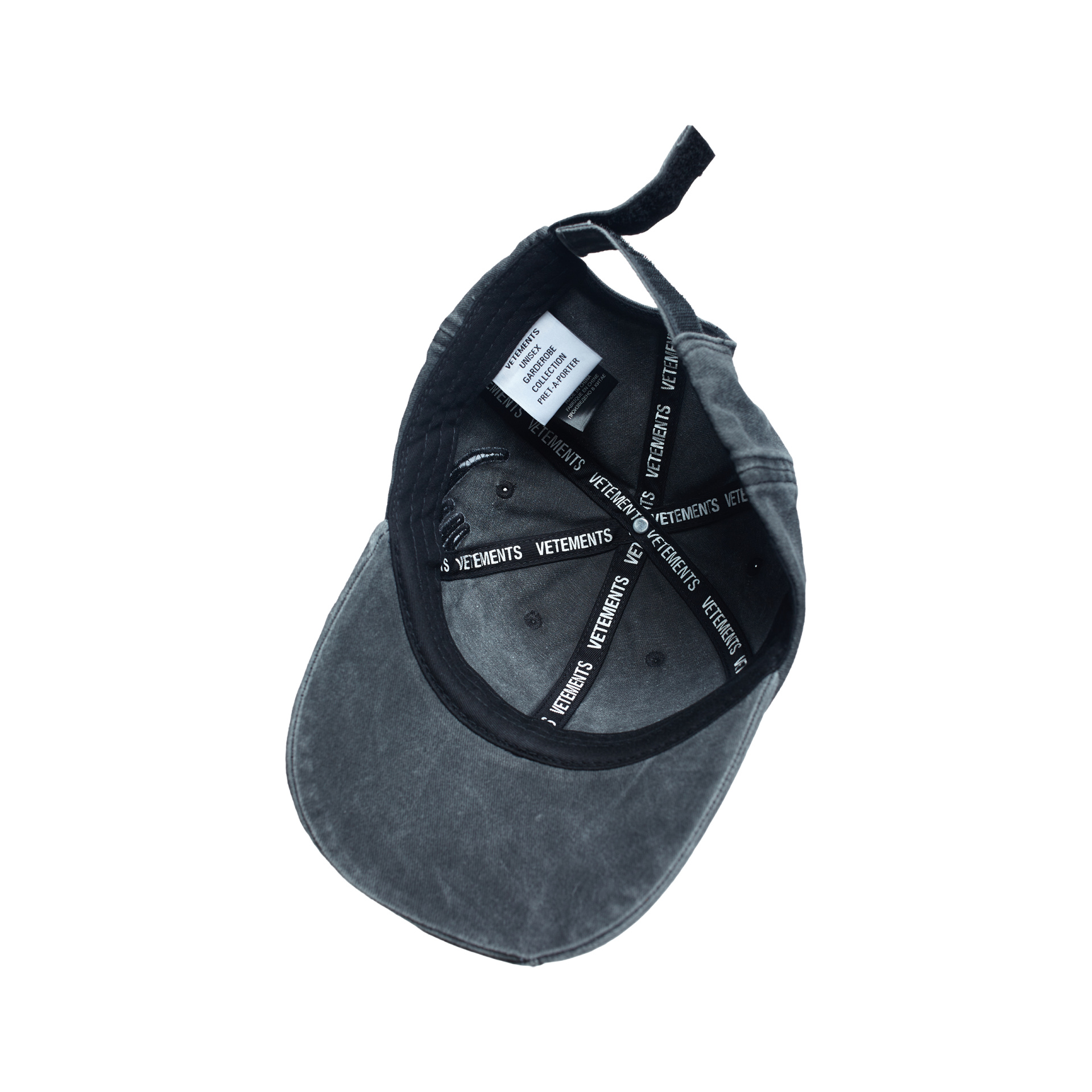 VETEMENTS Flame logo denim cap