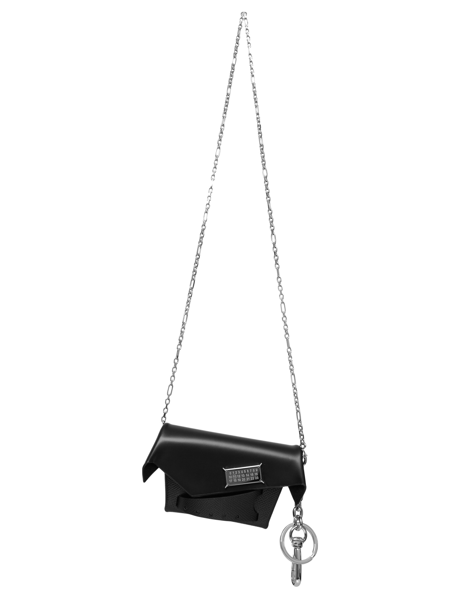 Maison Margiela Black \'Snatched Small\' shoulder bag