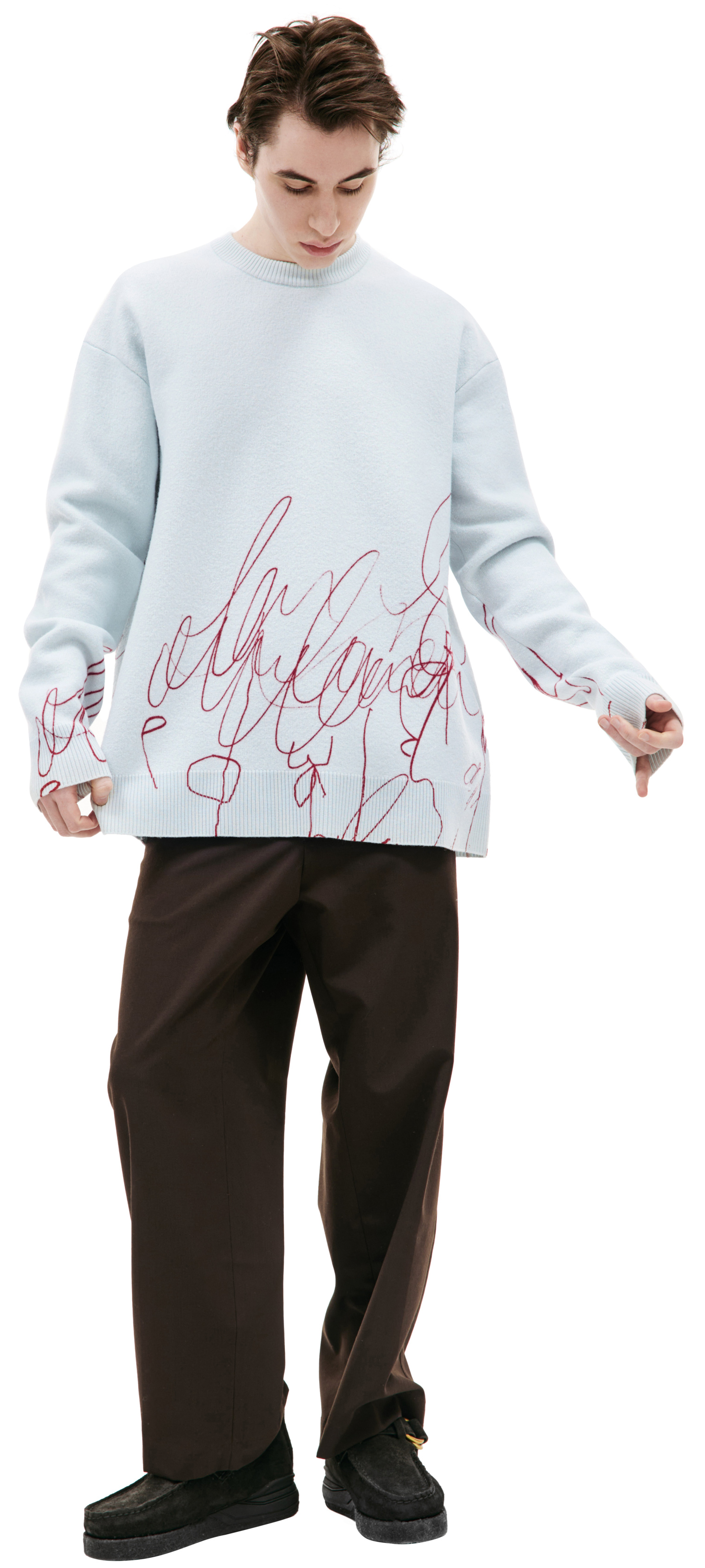 OAMC Scribble wool sweater