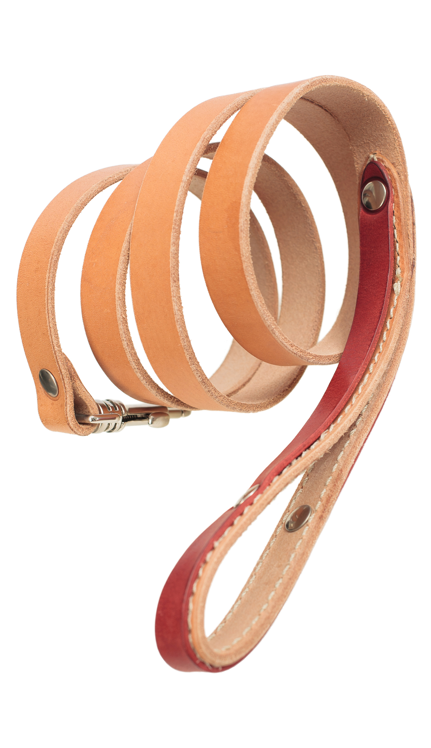 Guidi Beige Leather Dog Leash