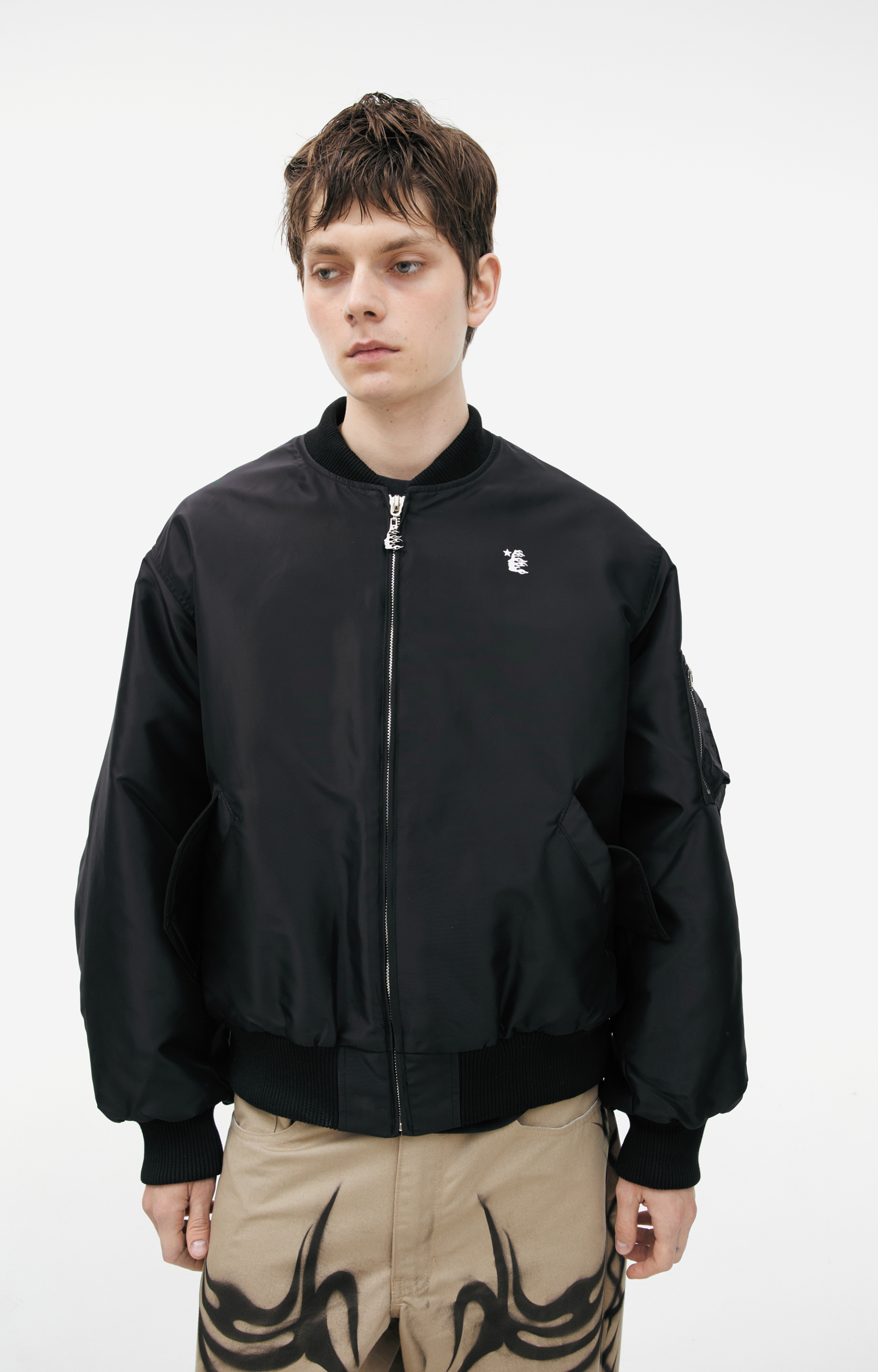 Hellstar Basic bomber jacket with logo