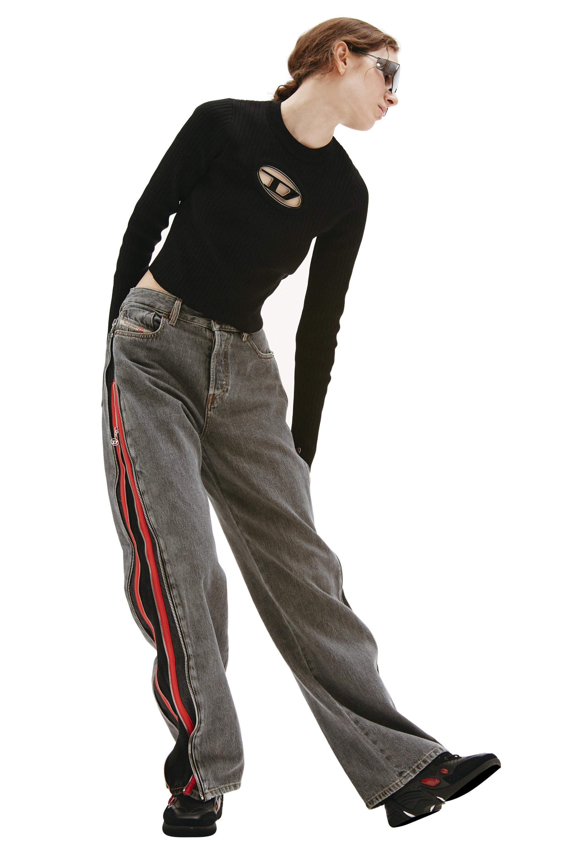 Diesel Rib knit M-Desmoines longsleeve