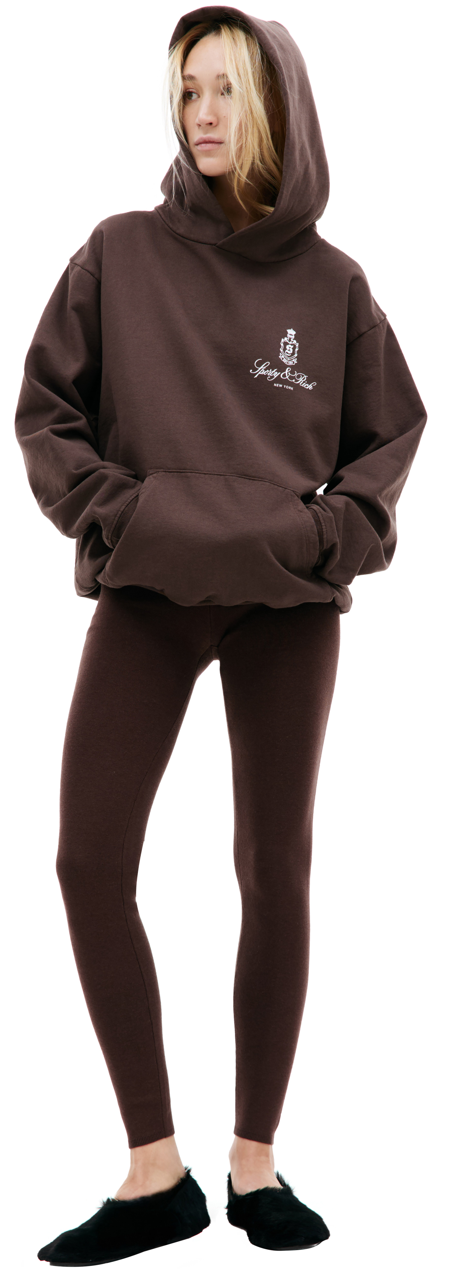 SPORTY & RICH Vendom cotton hoodie