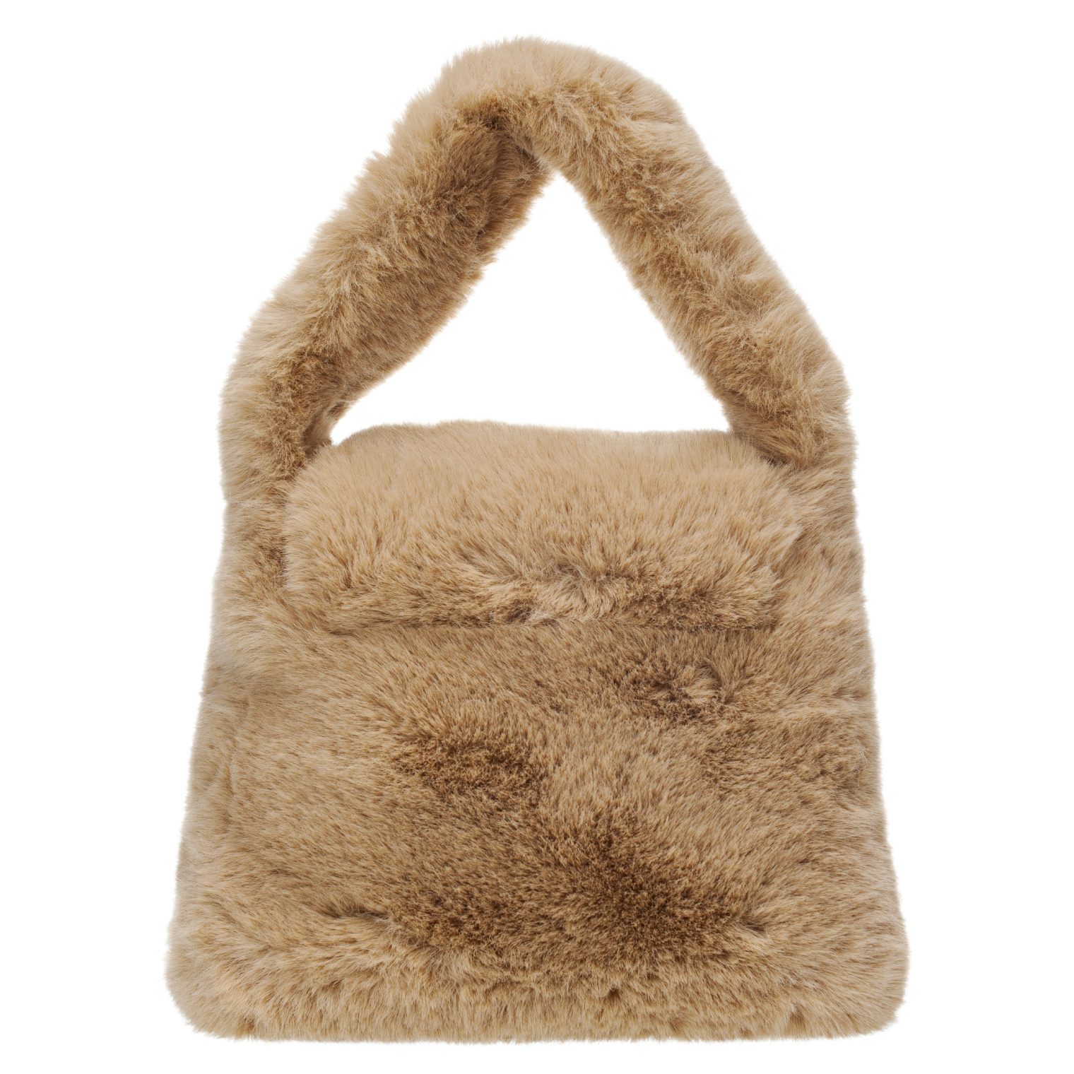 Blumarine Fux-fur top handle bag