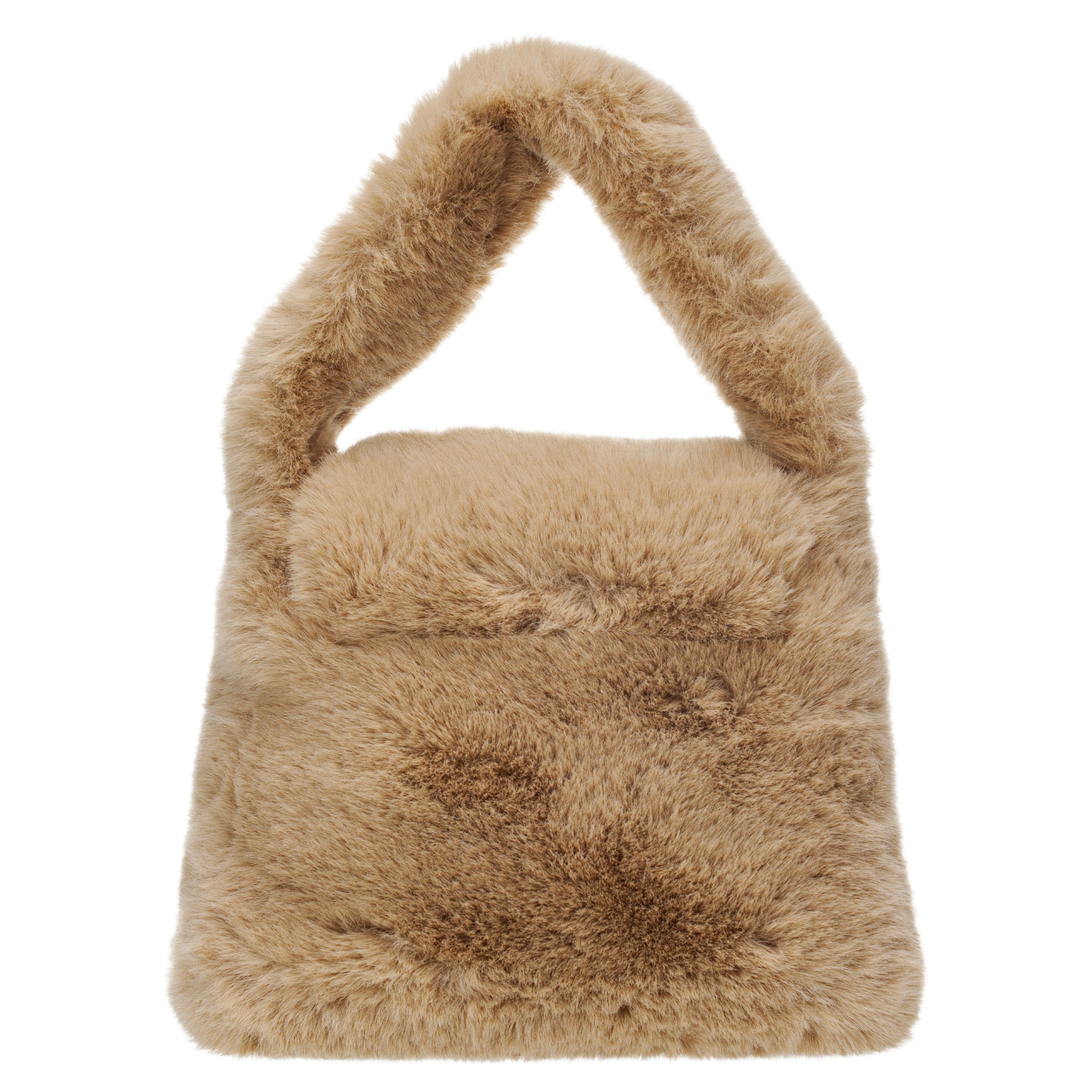 Blumarine Fux-fur top handle bag