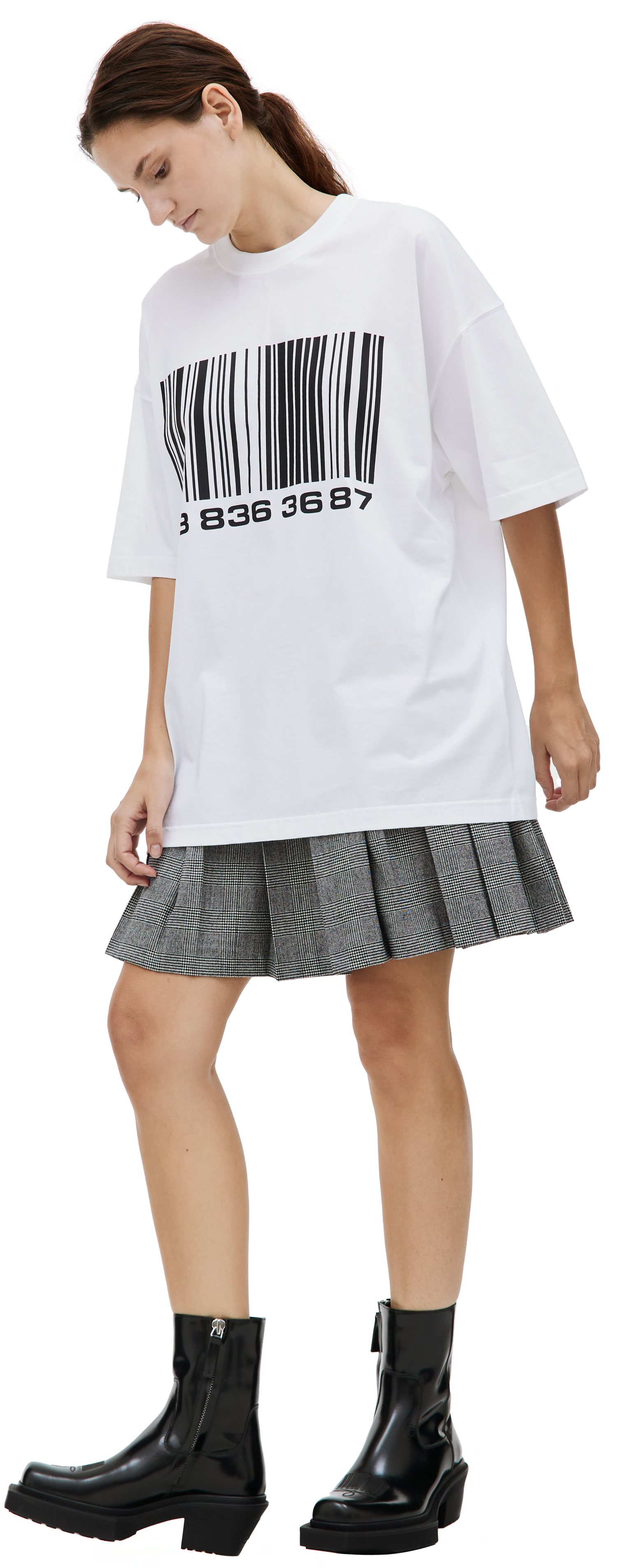 VTMNTS Barcode printed t-shirt