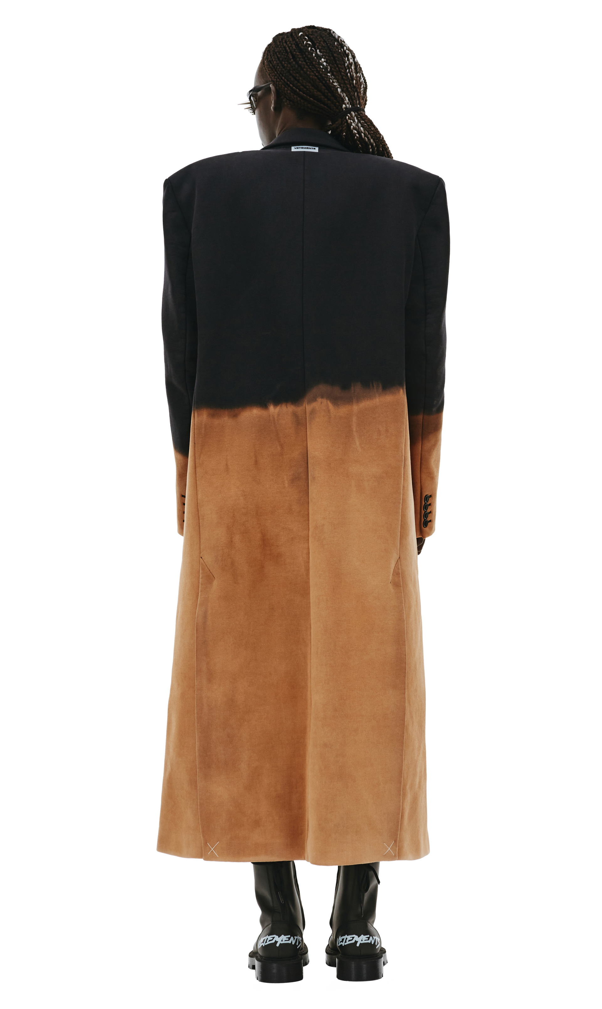 VETEMENTS Bleached long coat