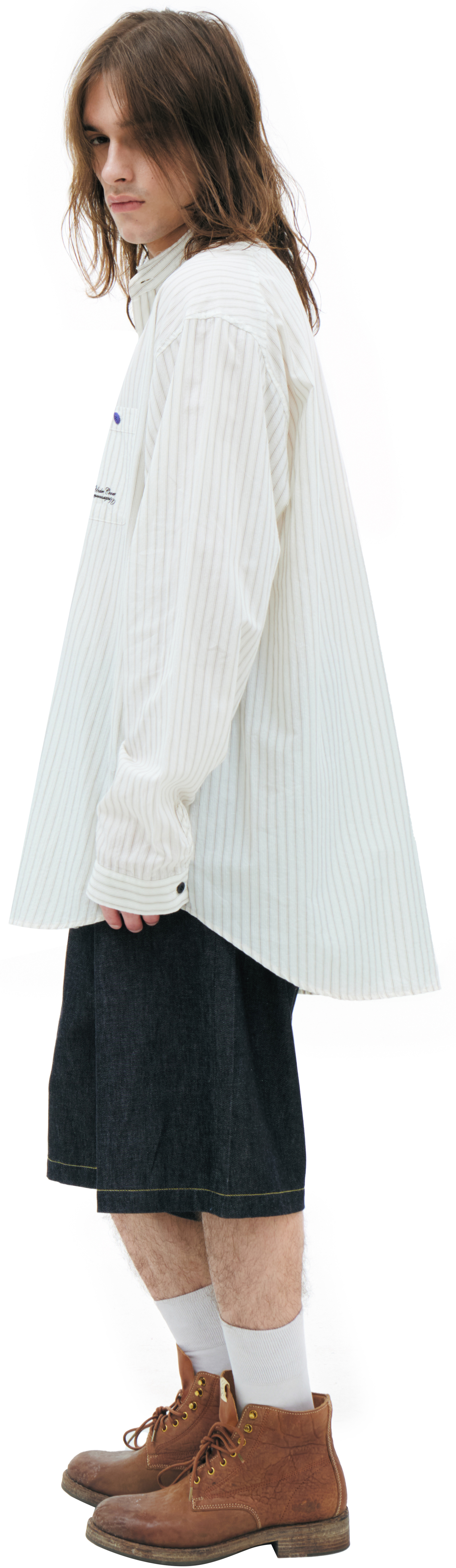 Undercover White striped shirt