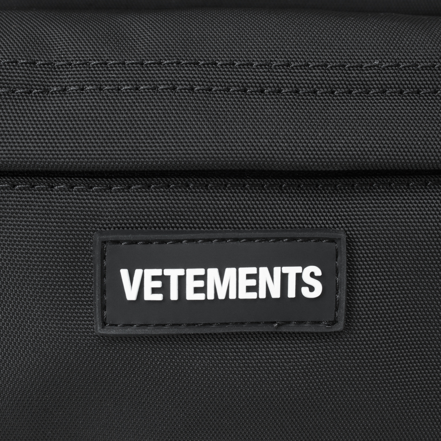 VETEMENTS Black mini backpack
