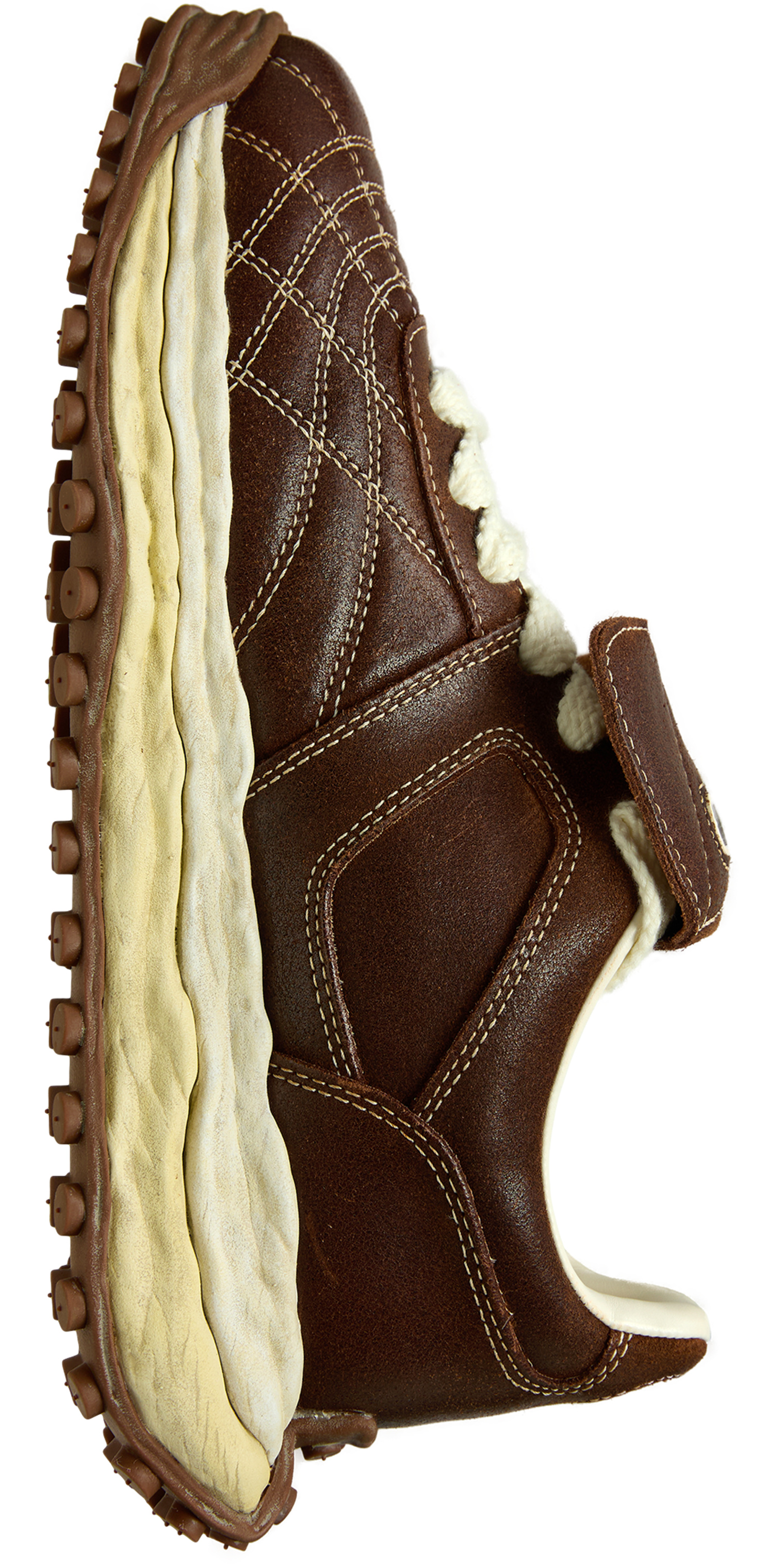 Buy Maison Mihara Yasuhiro men brown scott og sneakers for $715