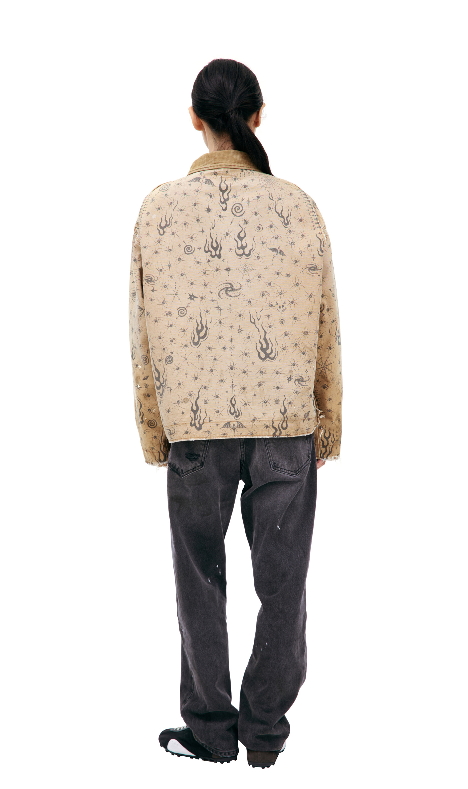 Saint Mxxxxxx Beige monoprint jacket