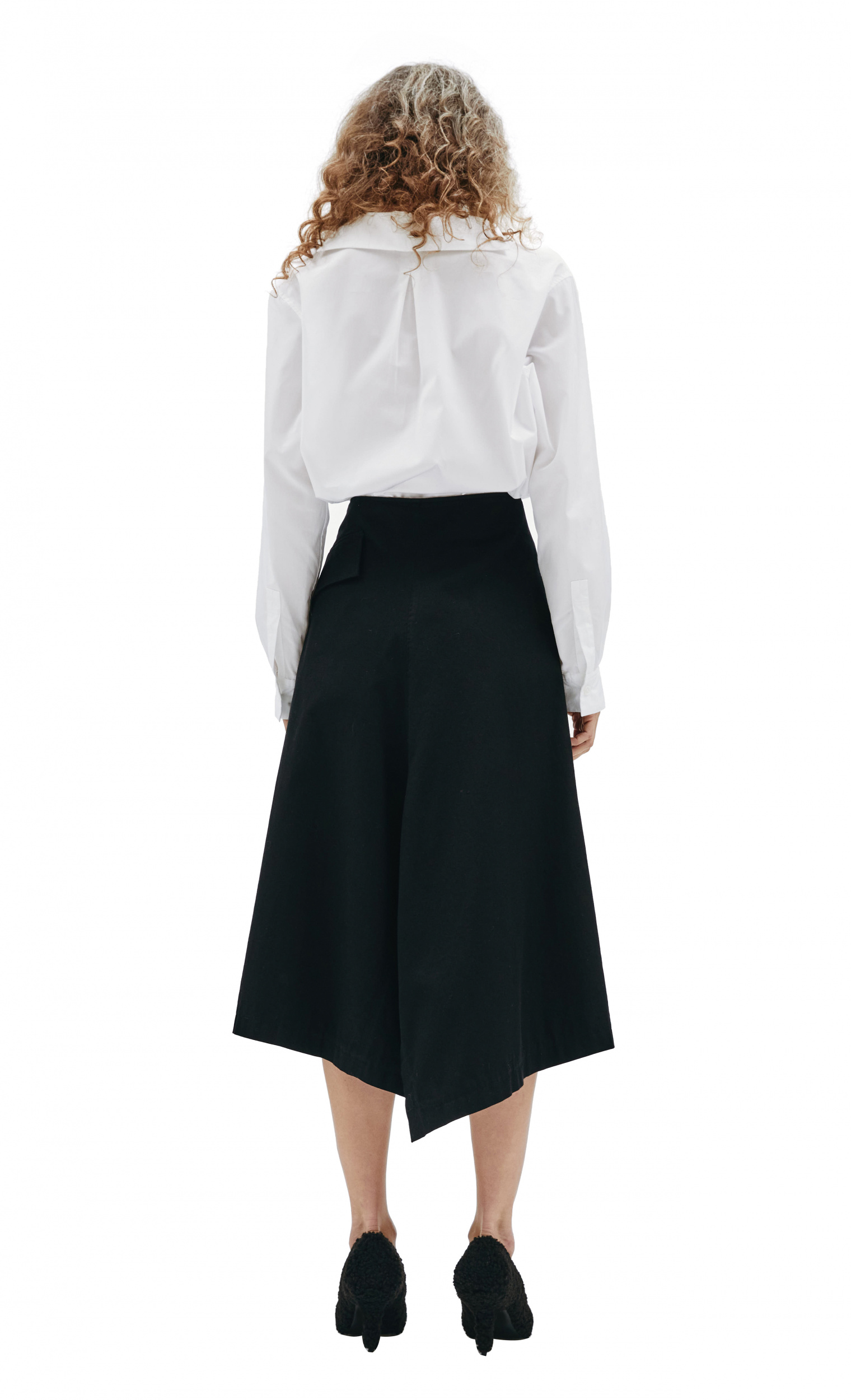 Y\'s Asymmetrical wrapped skirt