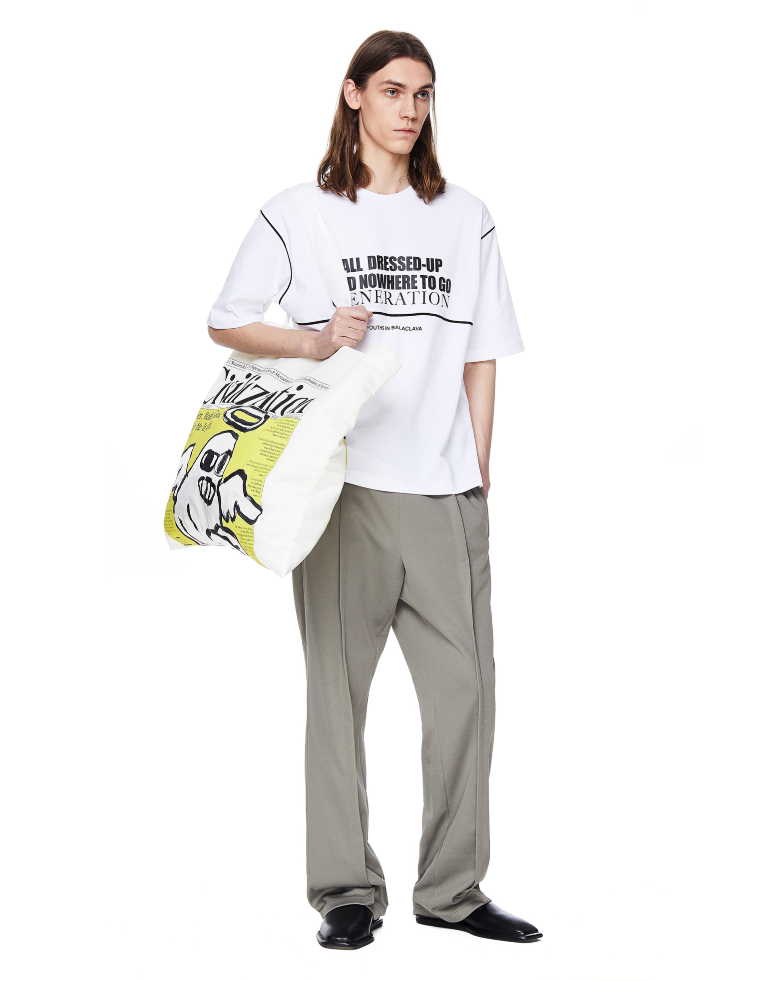 Youths in Balaclava White Cotton Generation T-Shirt