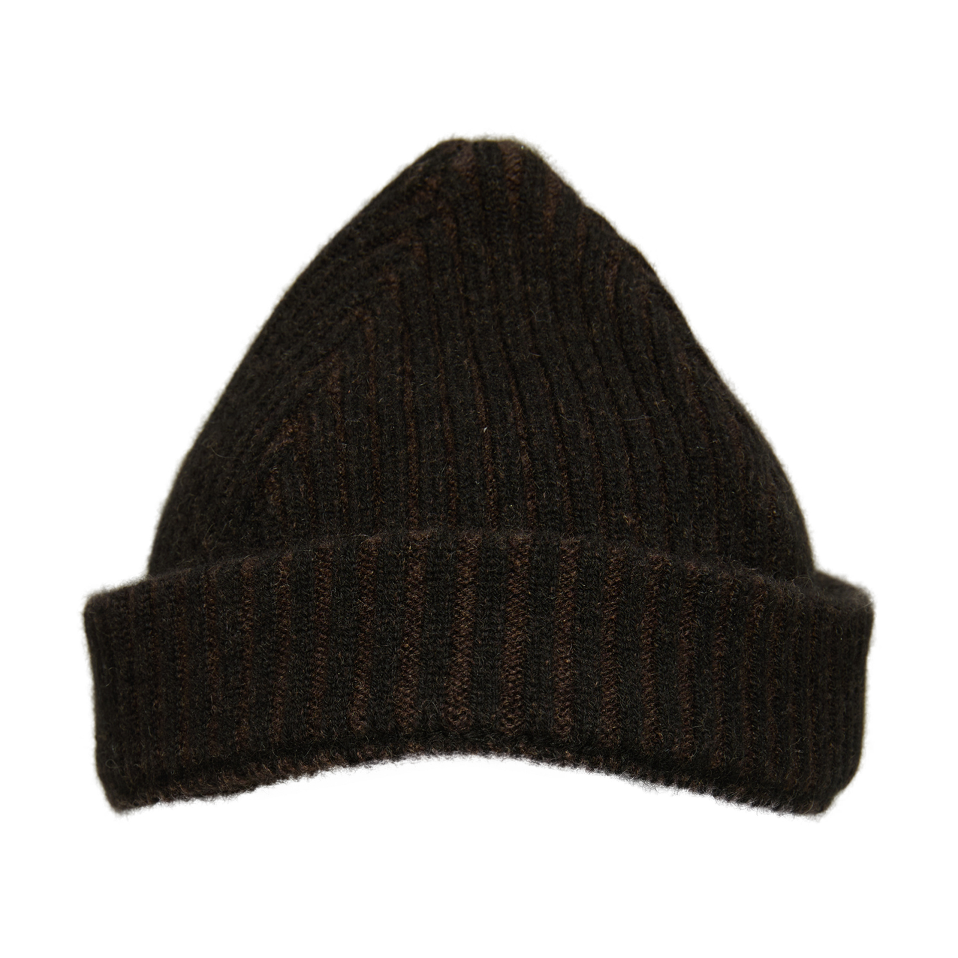 Ziggy Chen Dark Brown Cashmere Hat