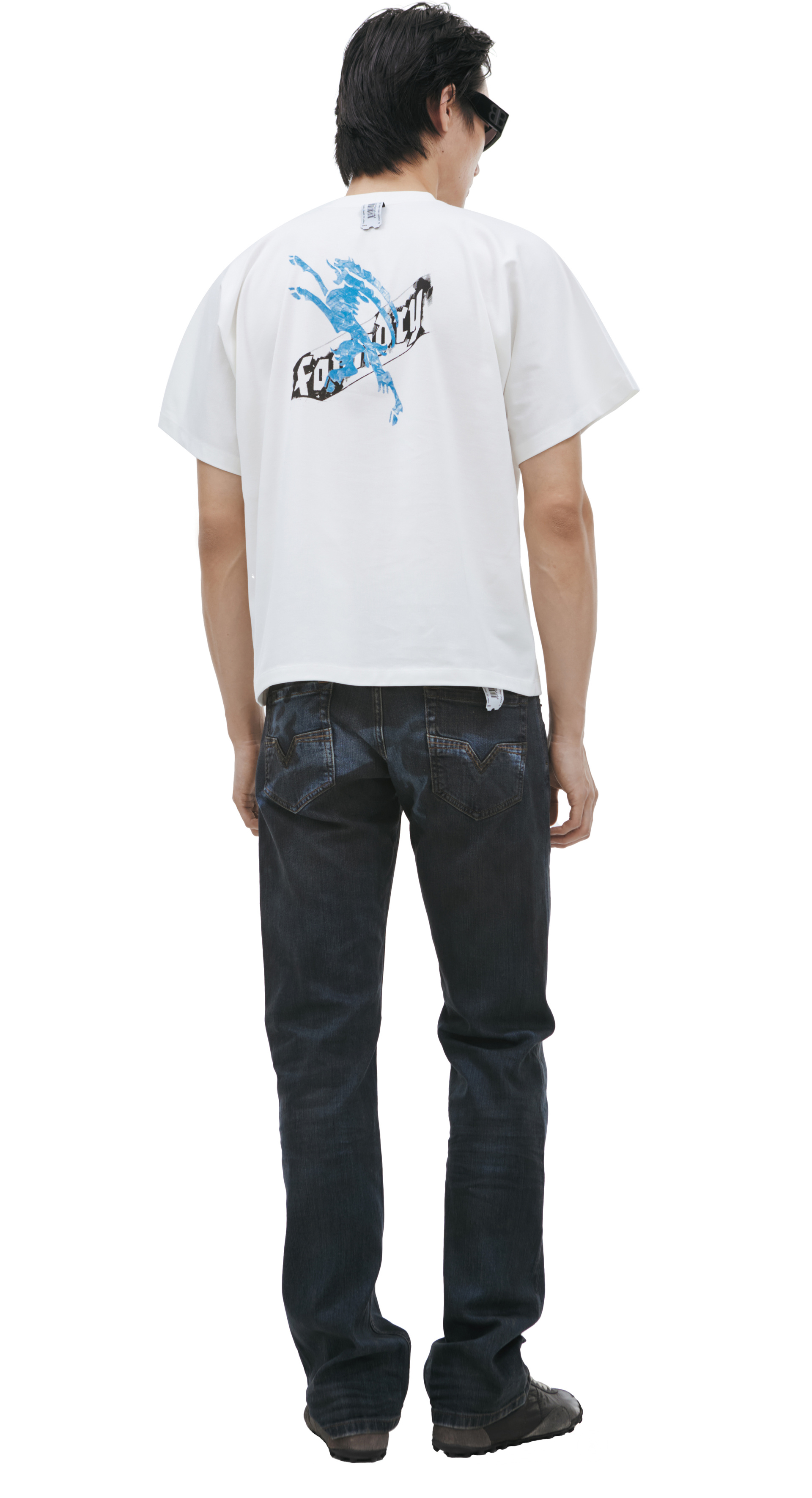 PROTOTYPES White T-shirt with a print