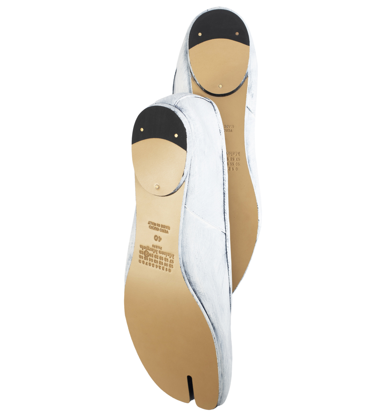Maison Margiela Tabi Painted ballerina flats