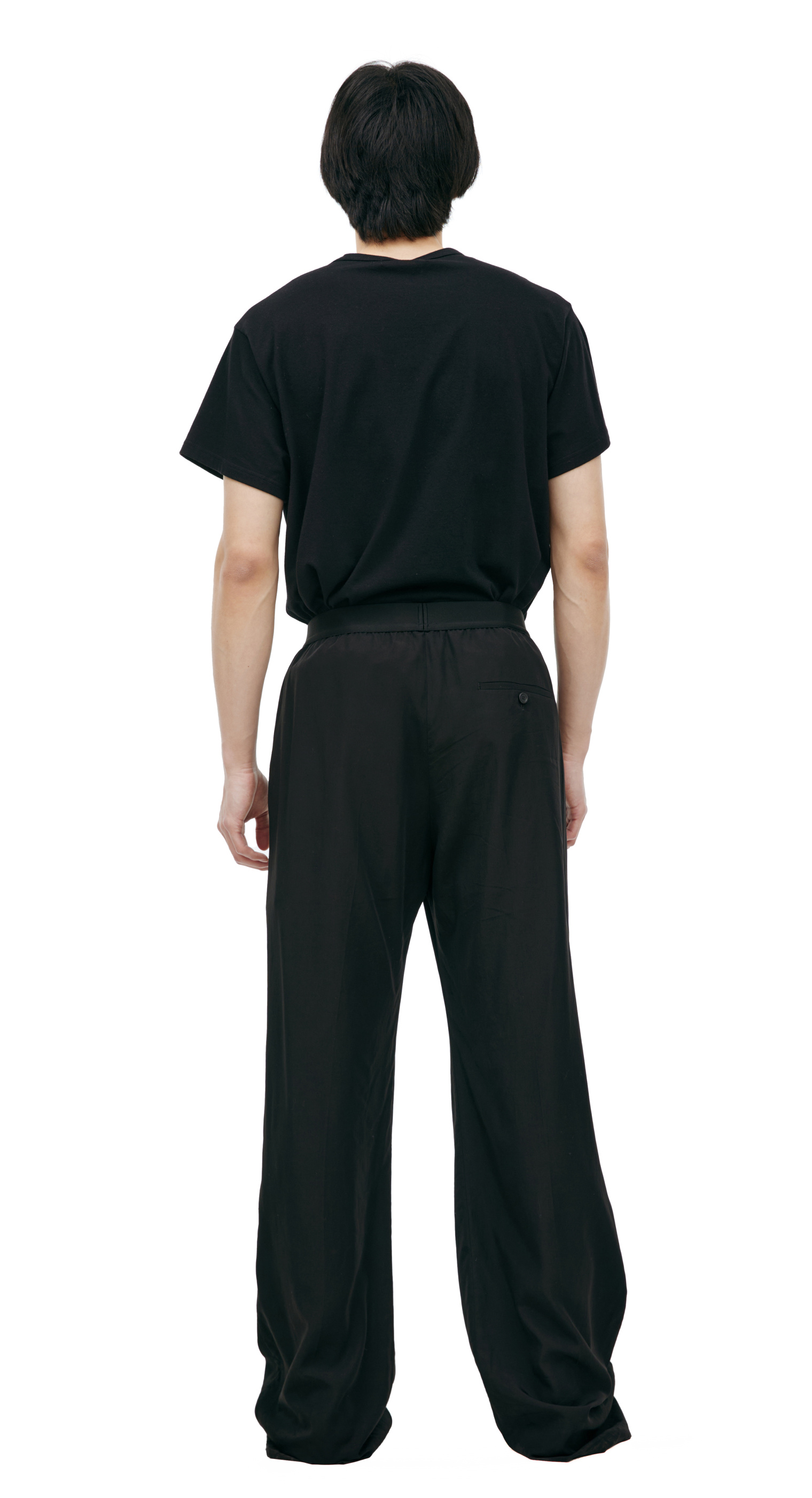 Balenciaga Black lyocell trousers