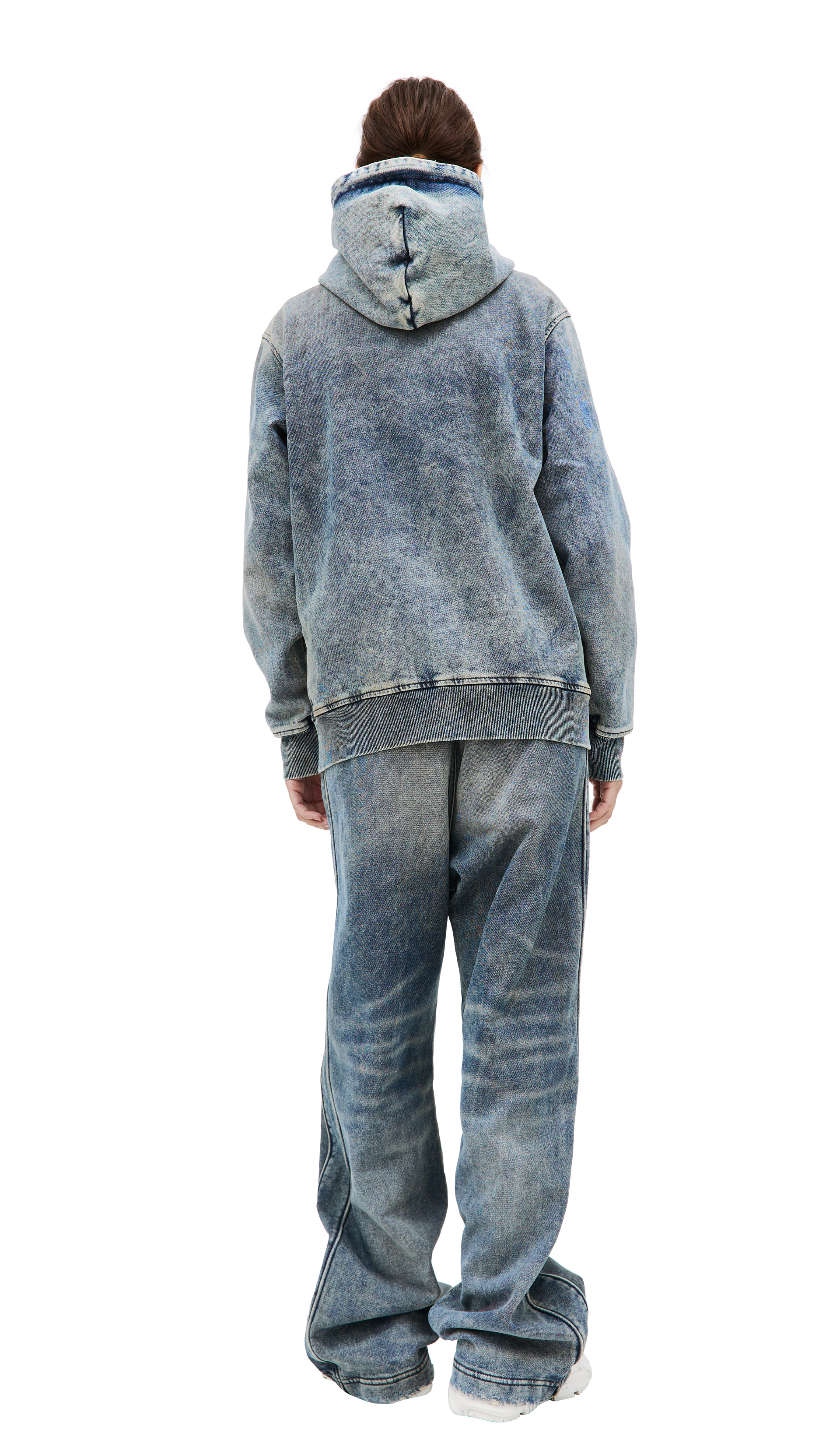 Diesel D-Gir-Ne zip up denim hoodie