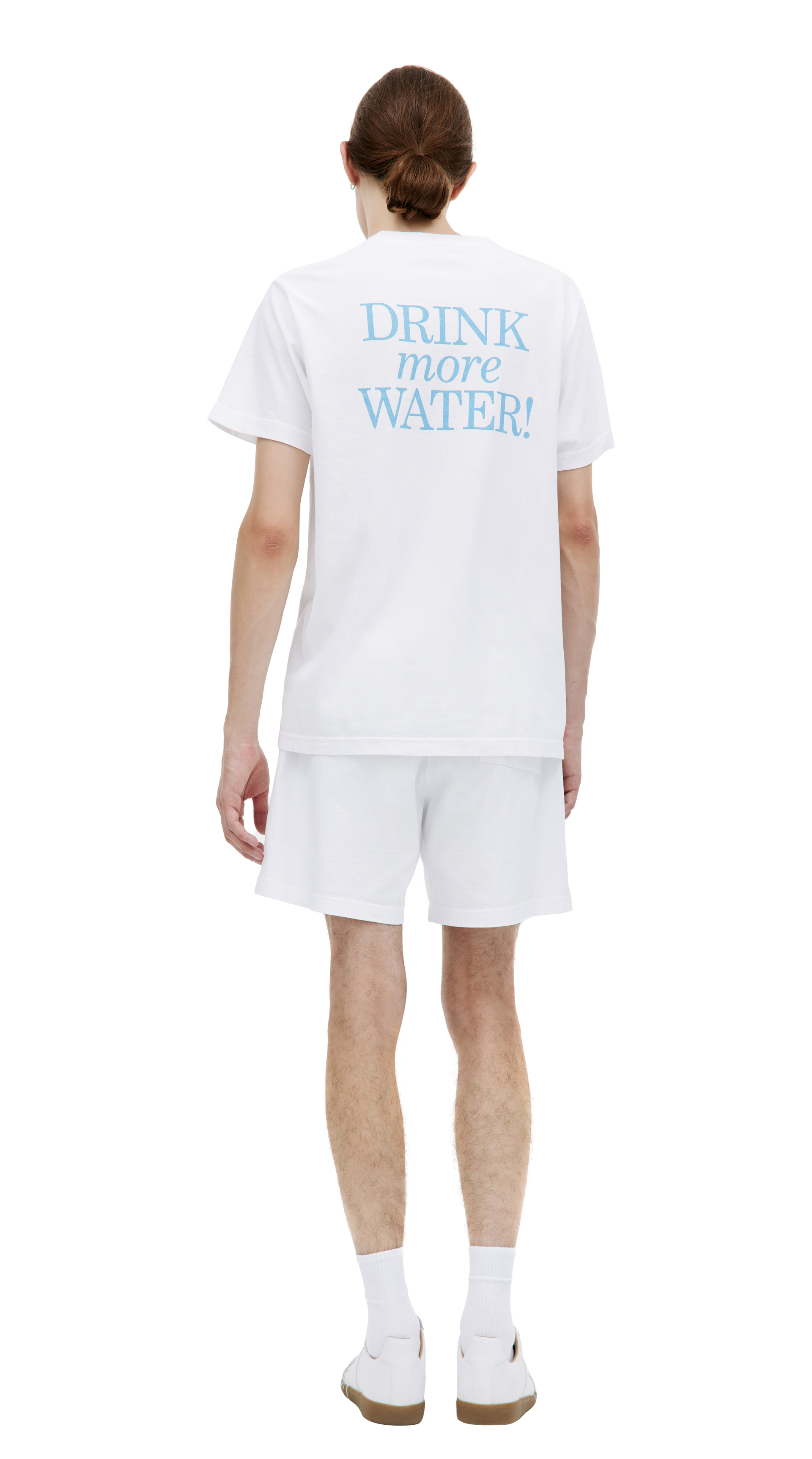 SPORTY & RICH \'Drink More Water\' printed t-shirt