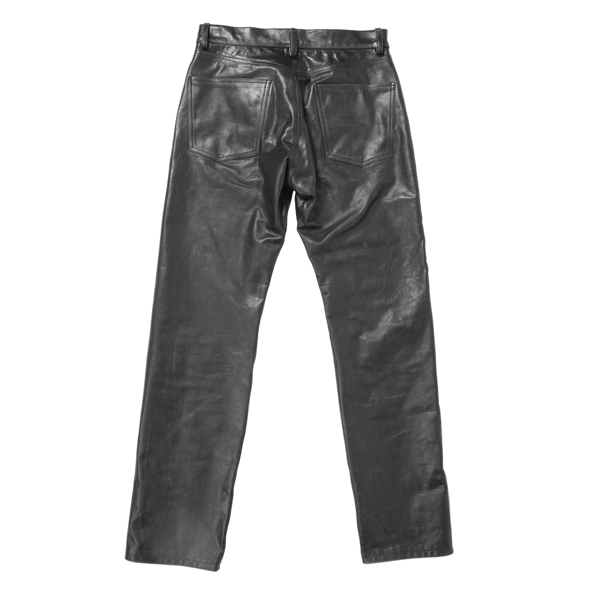 Enfants Riches Déprimés Black leather trousers