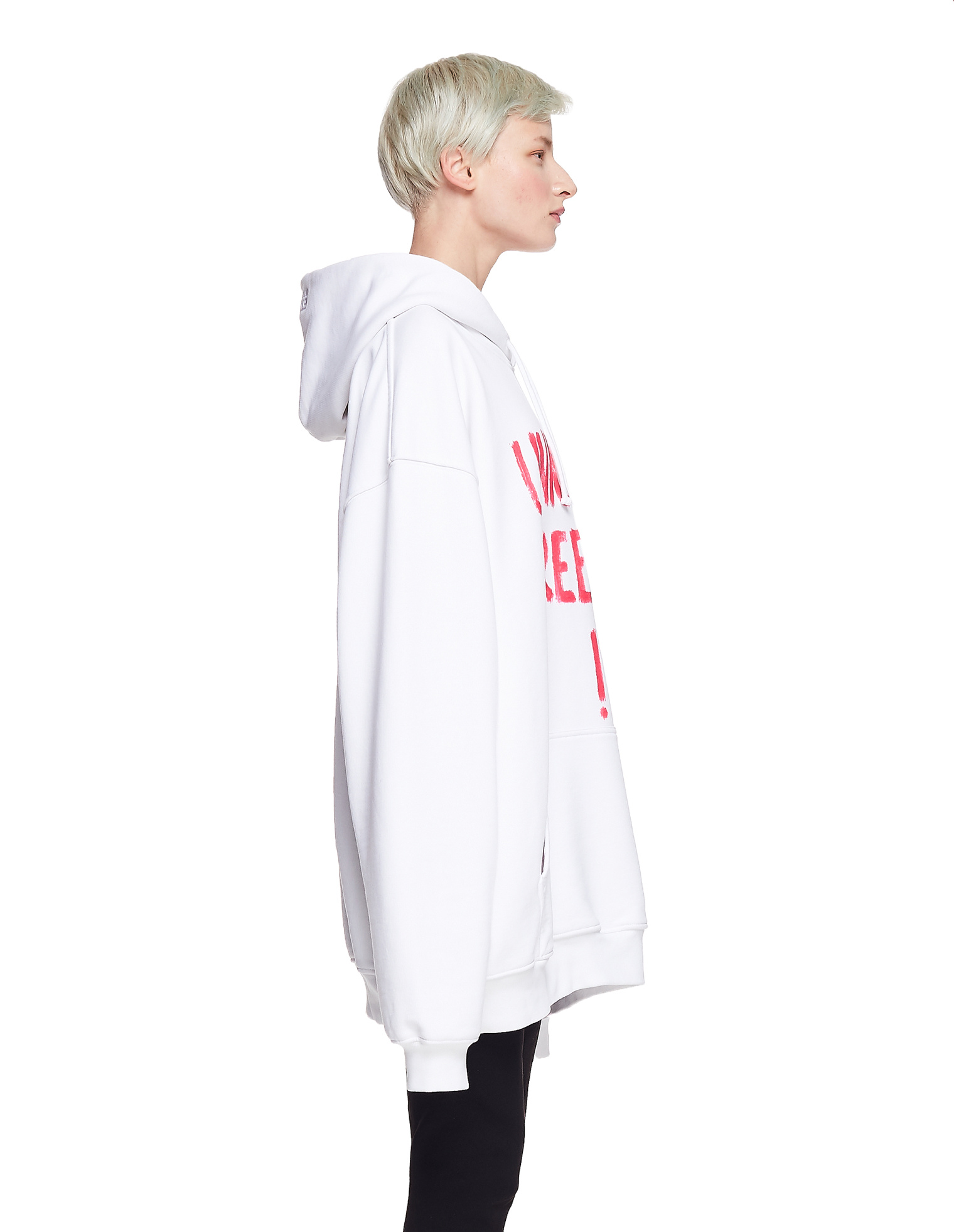 VETEMENTS Хлопковое худи Unicorn Freedom